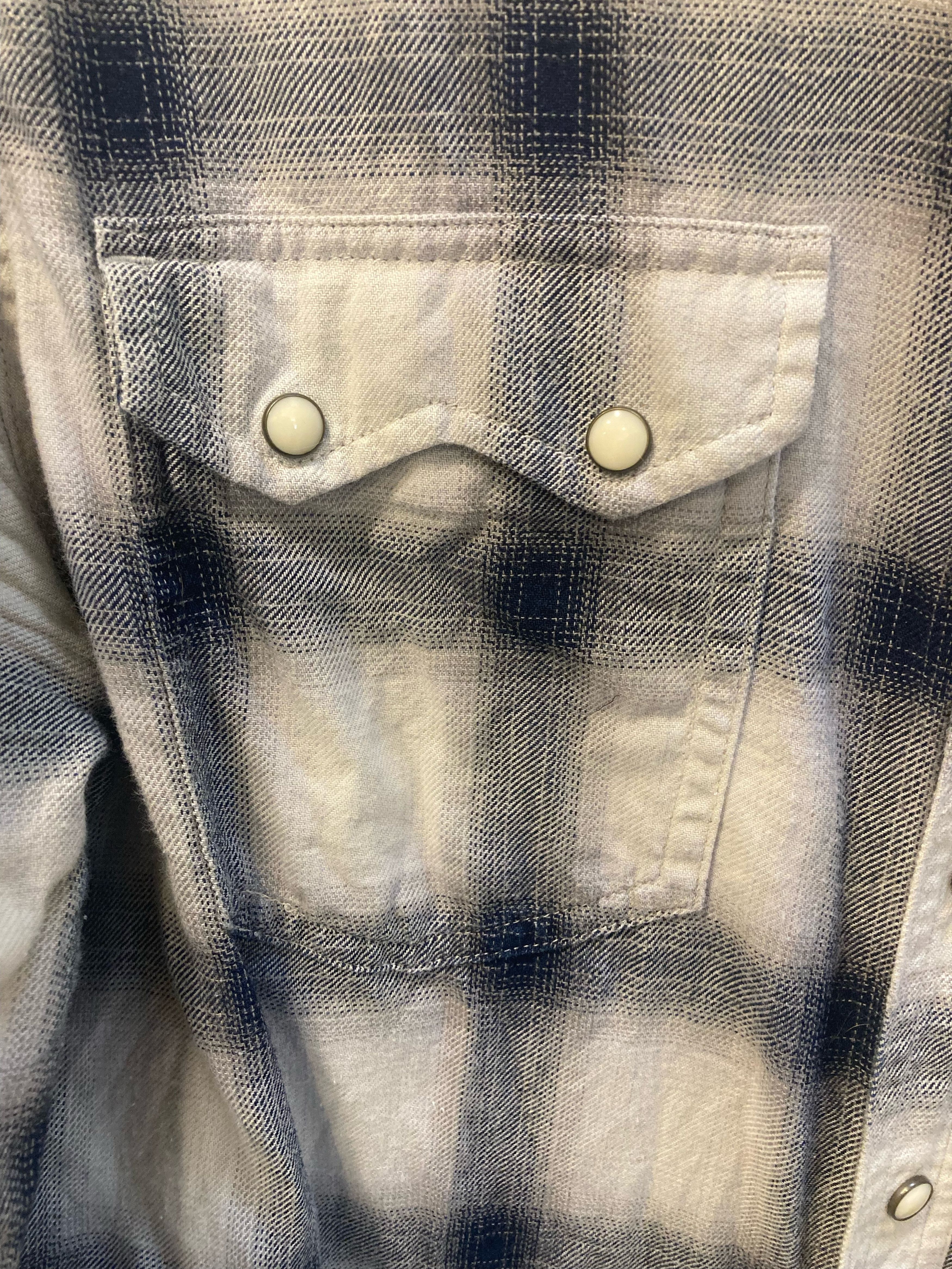 Taylor Stitch Frontier Shirt in Indigo Shadow Plaid Size US M / EU 48-50 / 2 - 3 Thumbnail