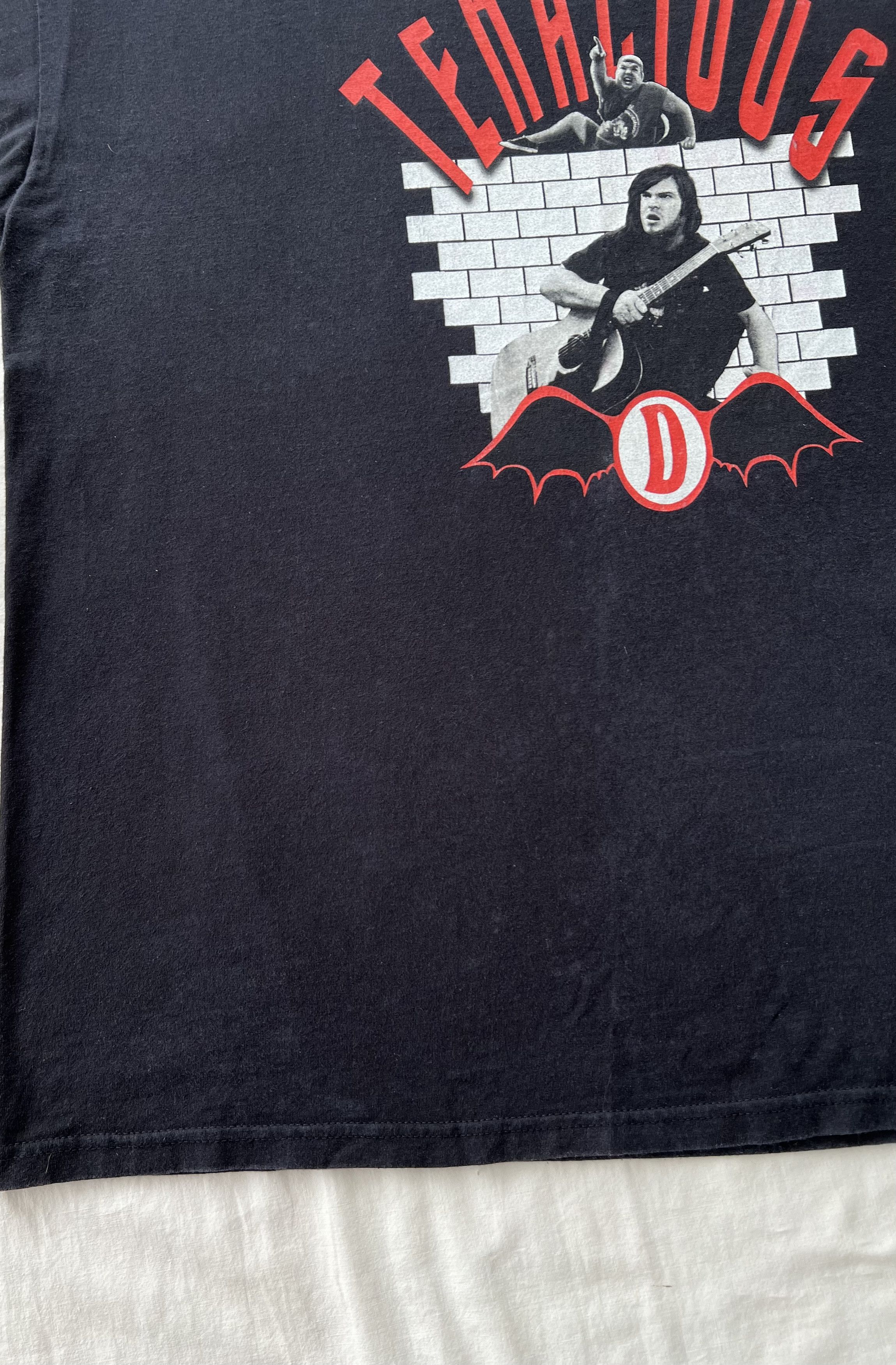 Band Tees Vintage 2000s Tenacious D Rock Band Black T-shirt Size US XXL / EU 58 / 5 - 7 Thumbnail