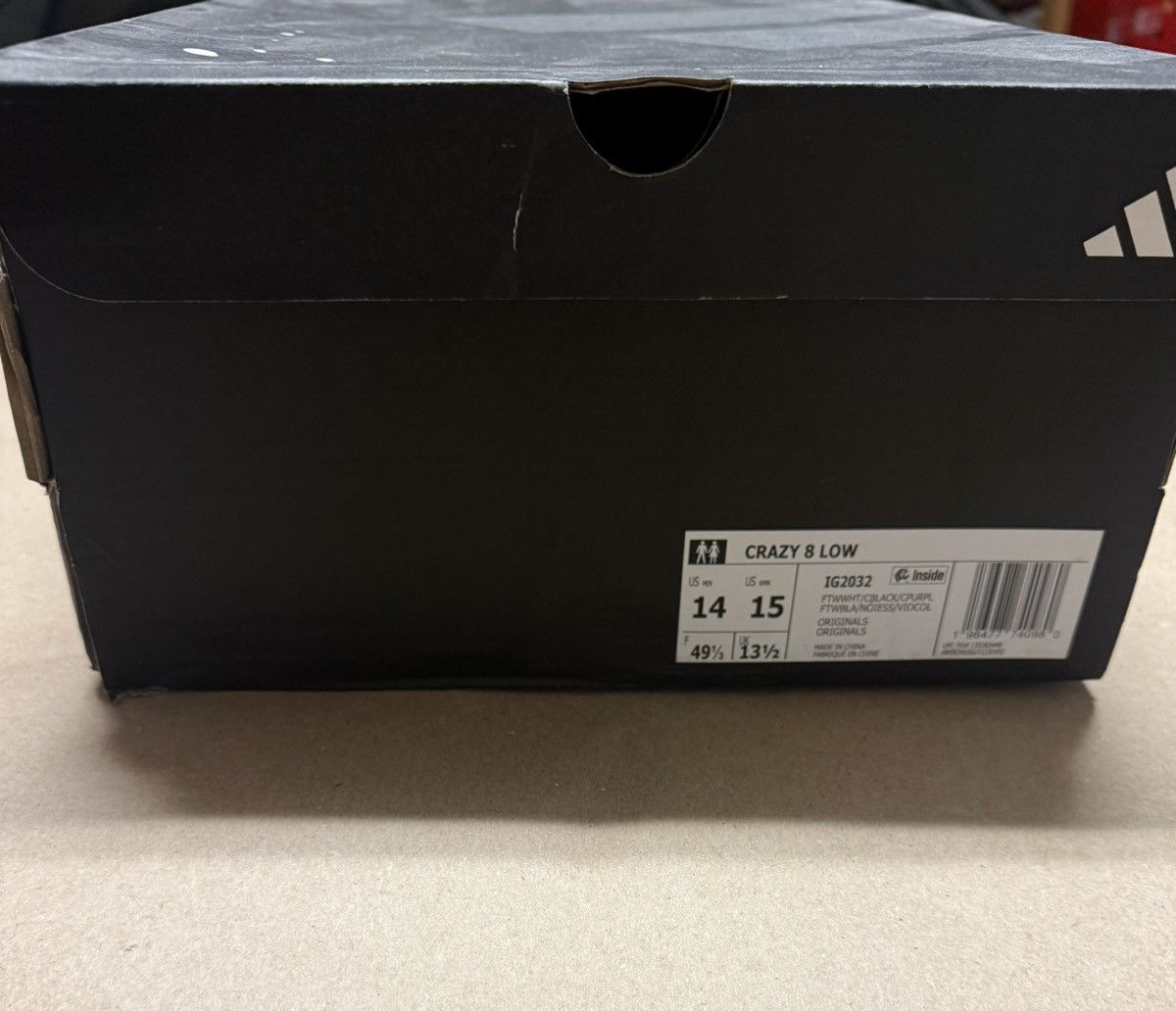 Nike Adidas Crazy 8 Low Kobe Mens size 14 Basketball Shoes Rare! Size US 14 / EU 47 - 6 Thumbnail