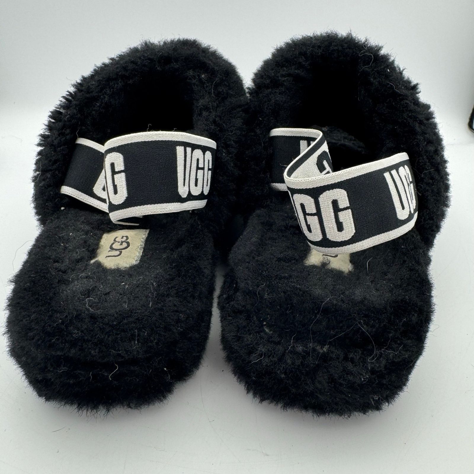 Ugg UGG Fluff Yeah Sheepskin Slippers 9 Fuzzy Platform Sandals Size US 9 / IT 39 - 6 Thumbnail