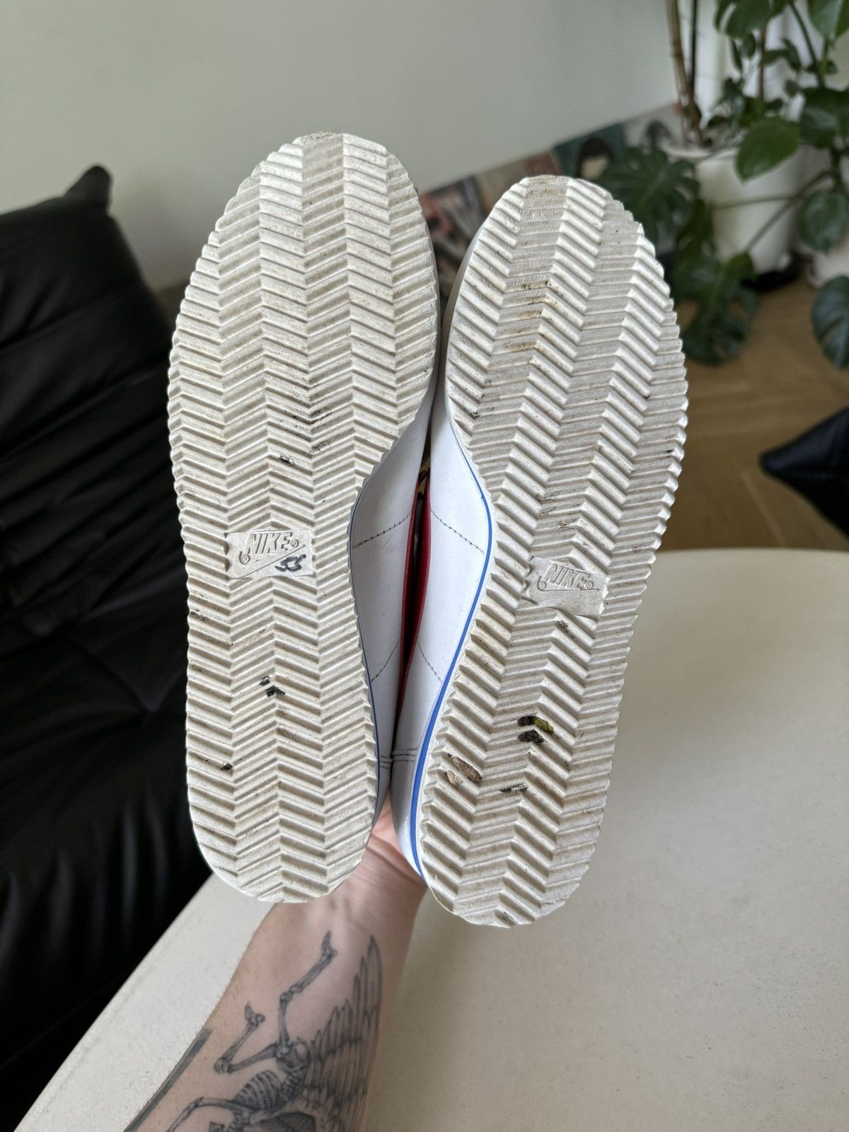 Nike Nike Cortez Basic “Forrest Gump” Leather Low Sneakers Hype Size US 8.5 / EU 41-42 - 7 Thumbnail