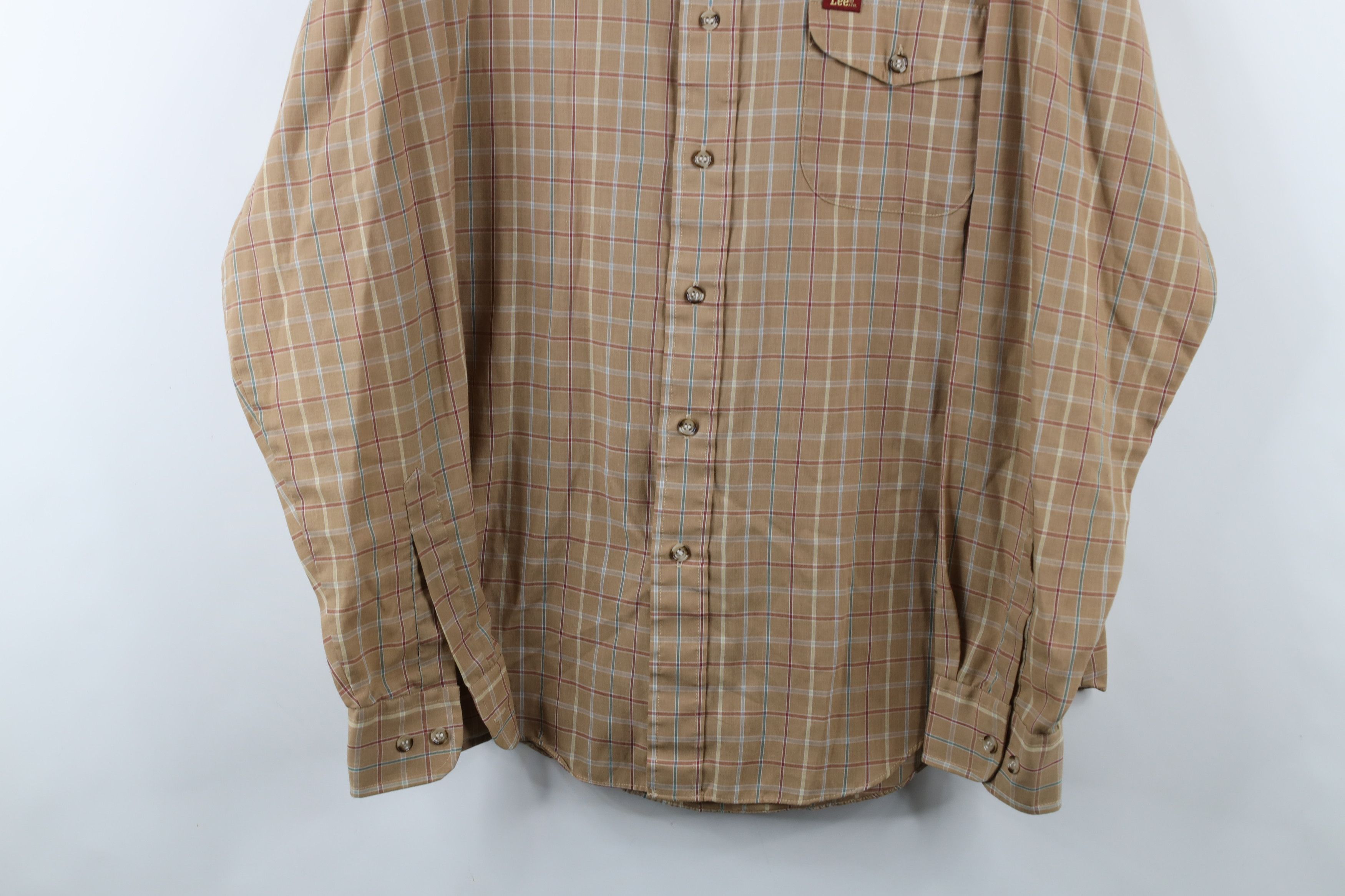 Lee × Vintage Vintage 70s 80s Lee Cowboy Rodeo Collared Button Shirt Size US L / EU 52-54 / 3 - 3 Thumbnail