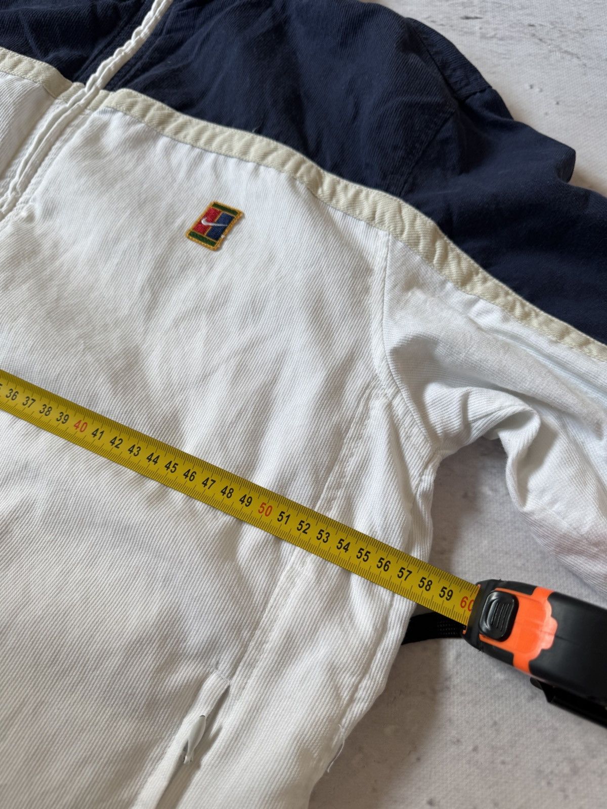Nike × Vintage NIKE COURT VINTAGE BASIC LOGO OVERSIZE BAGGY LIGHT JACKET Size US S / EU 44-46 / 1 - 9 Thumbnail
