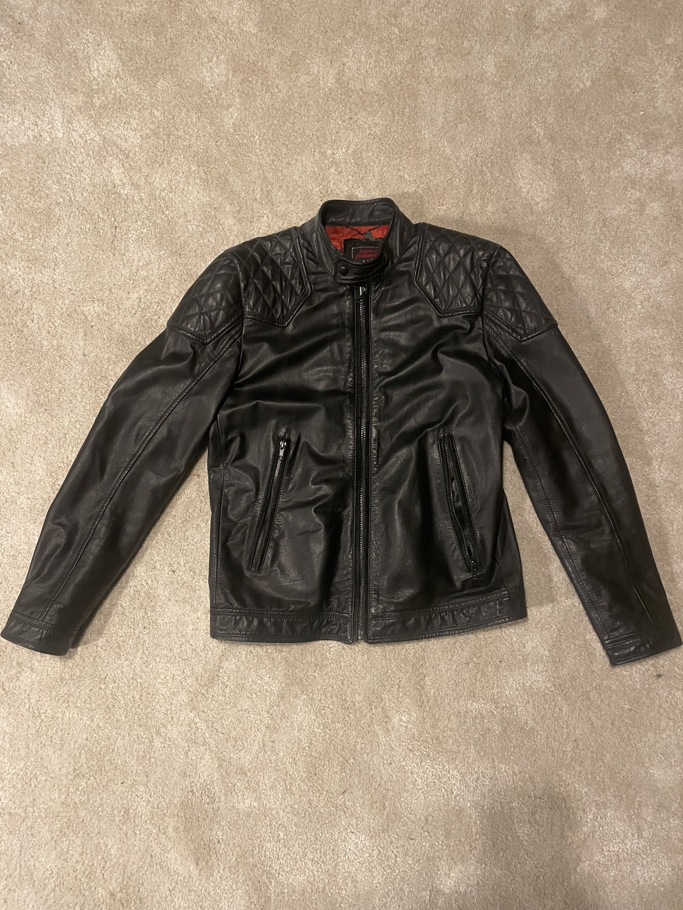 Diesel Diesel L-Motard / L-Sporty Leather Jacket – Vintage Size US L / EU 52-54 / 3 - 1 Thumbnail