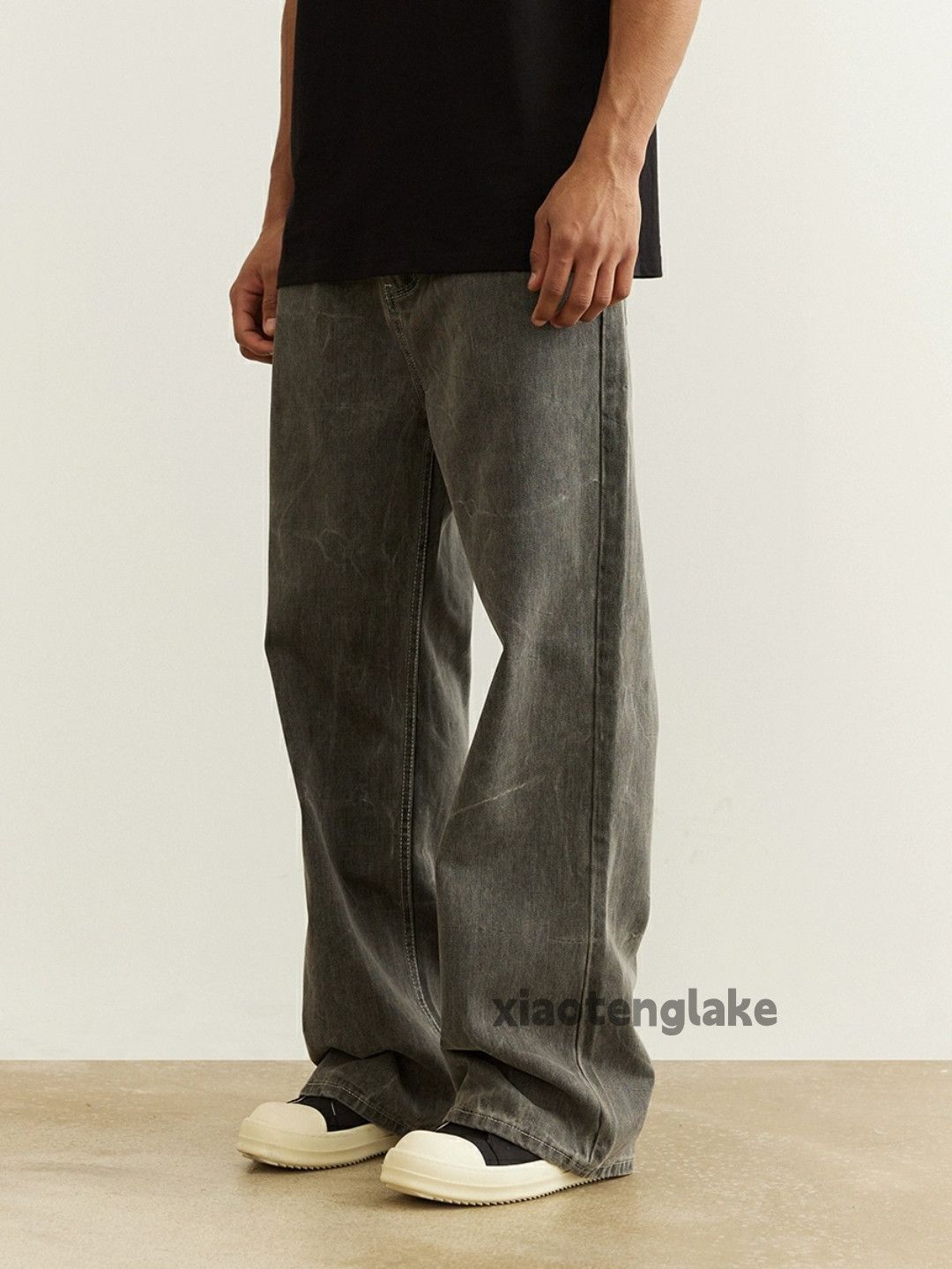 Jean × Vintage washed faded cleanfit yuppie loose baggy jeans Size US 28 / EU 44 - 2 Thumbnail