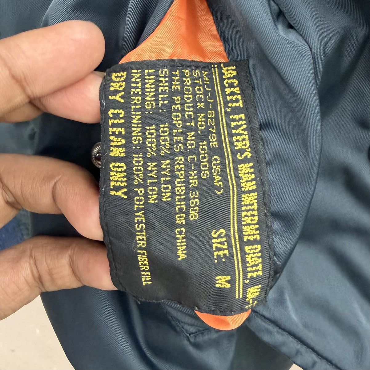 Vintage Vintage Flying’s Man Intermediate Ma-1 Bomber Jacket Size US M / EU 48-50 / 2 - 17 Thumbnail