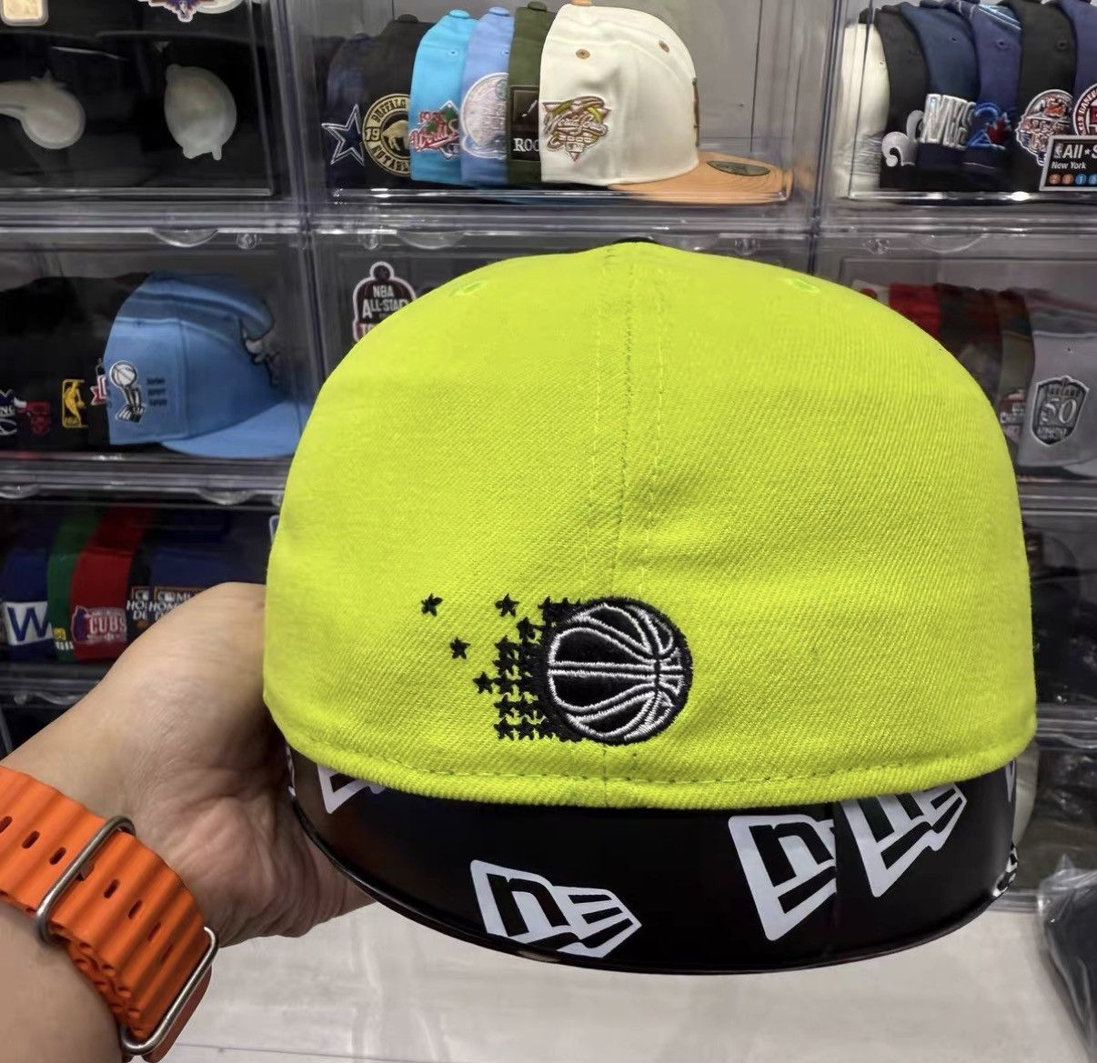 New Era New Era NBA Orlando Magic Flat Brim Baseball Cap J32 Size ONE SIZE - 3 Thumbnail