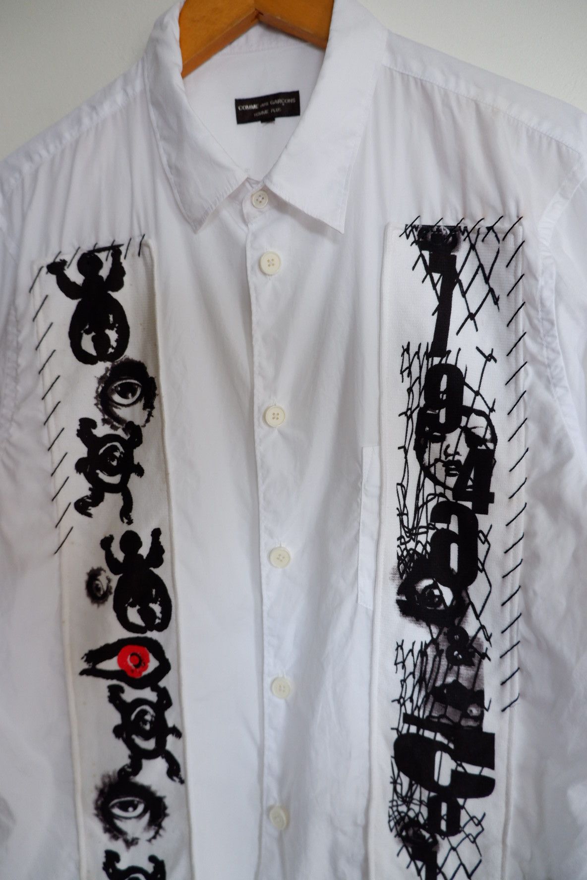 Comme des Garcons Homme Plus 2012 - Rare Comme Des Garcons Homme Plus Patchwork Shirts Size US M / EU 48-50 / 2 - 3 Thumbnail