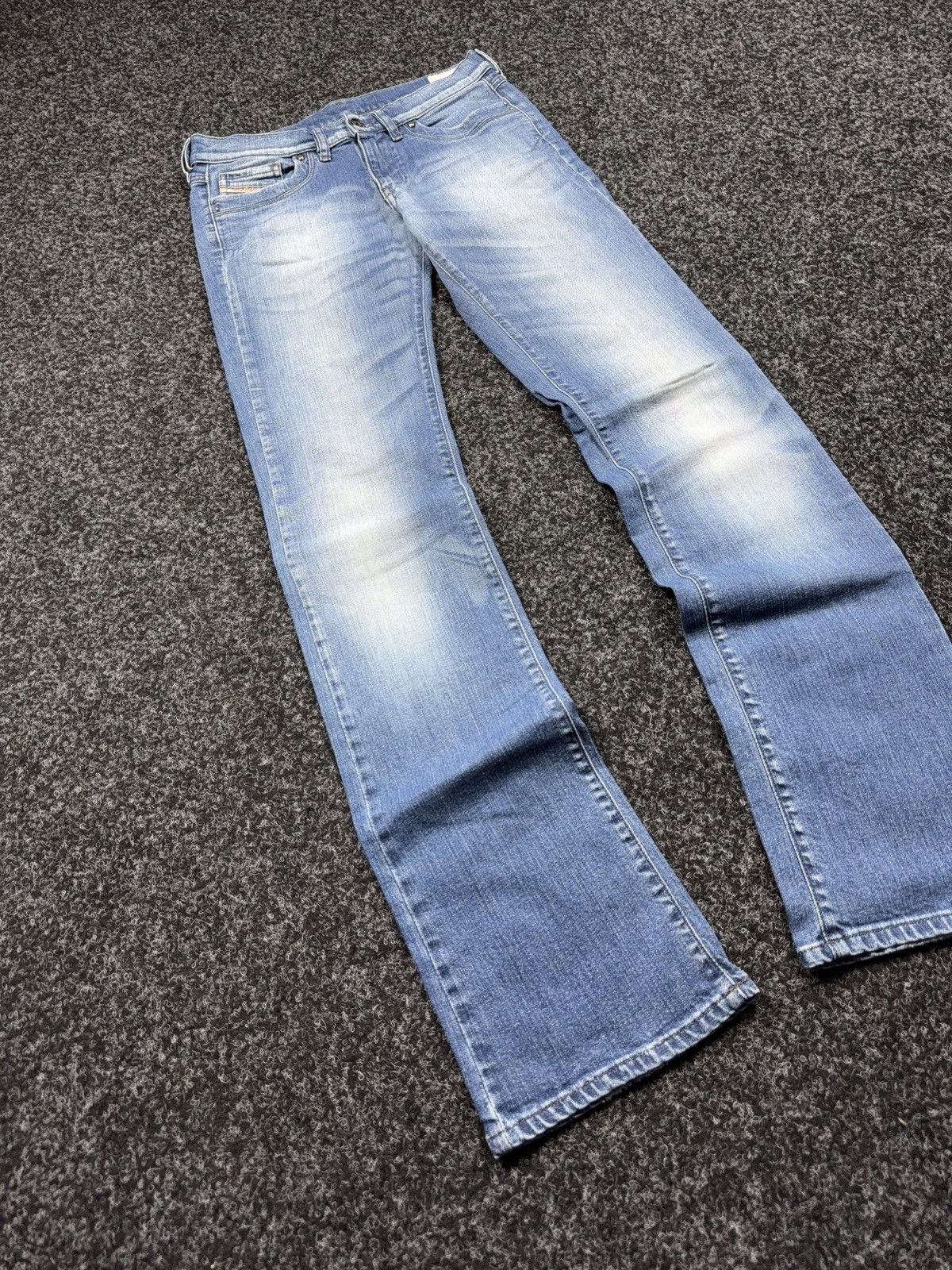 Diesel Luxury Retro 00s Diesel Ronhoir Low Rise Bootcut Jeans Y2K Size 28" / US 6 / IT 42 - 2 Thumbnail