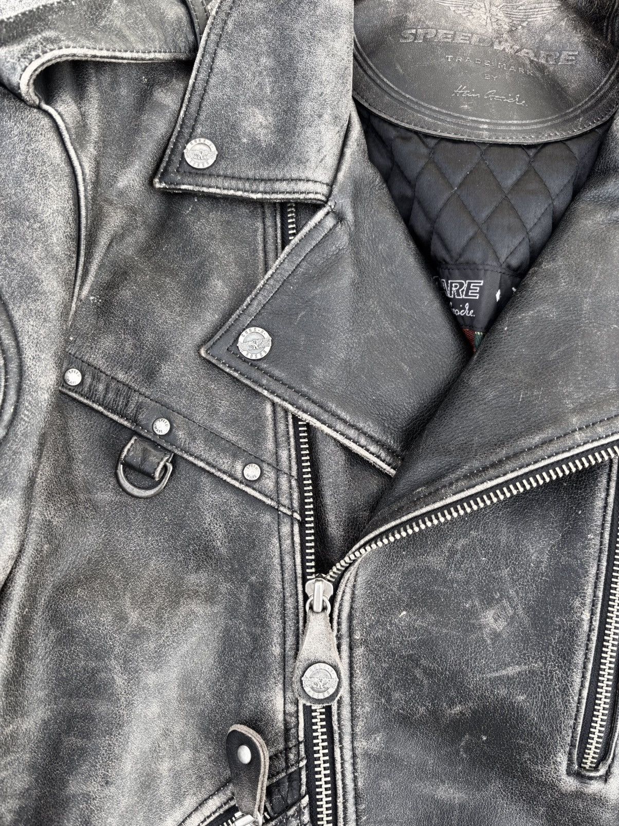 Guns N' Roses Guns N Roses x Hein Gericke 1994 Tour leather biker jacket Size US L / EU 52-54 / 3 - 5 Thumbnail