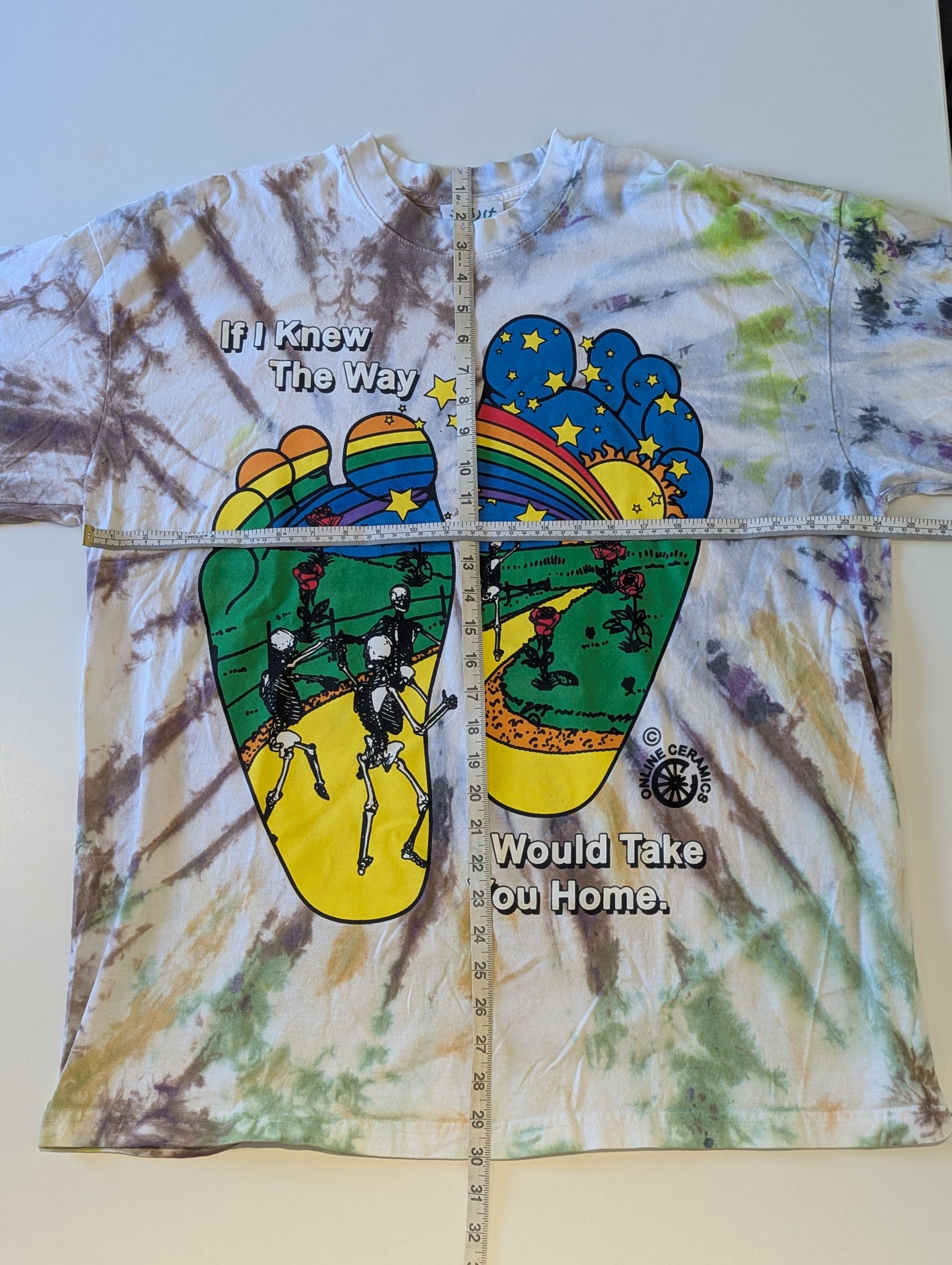 Grateful Dead × Online Ceramics Online Ceramics x Grateful Dead Ripple Long Sleeve Shirt Size US XXL / EU 58 / 5 - 2 Thumbnail