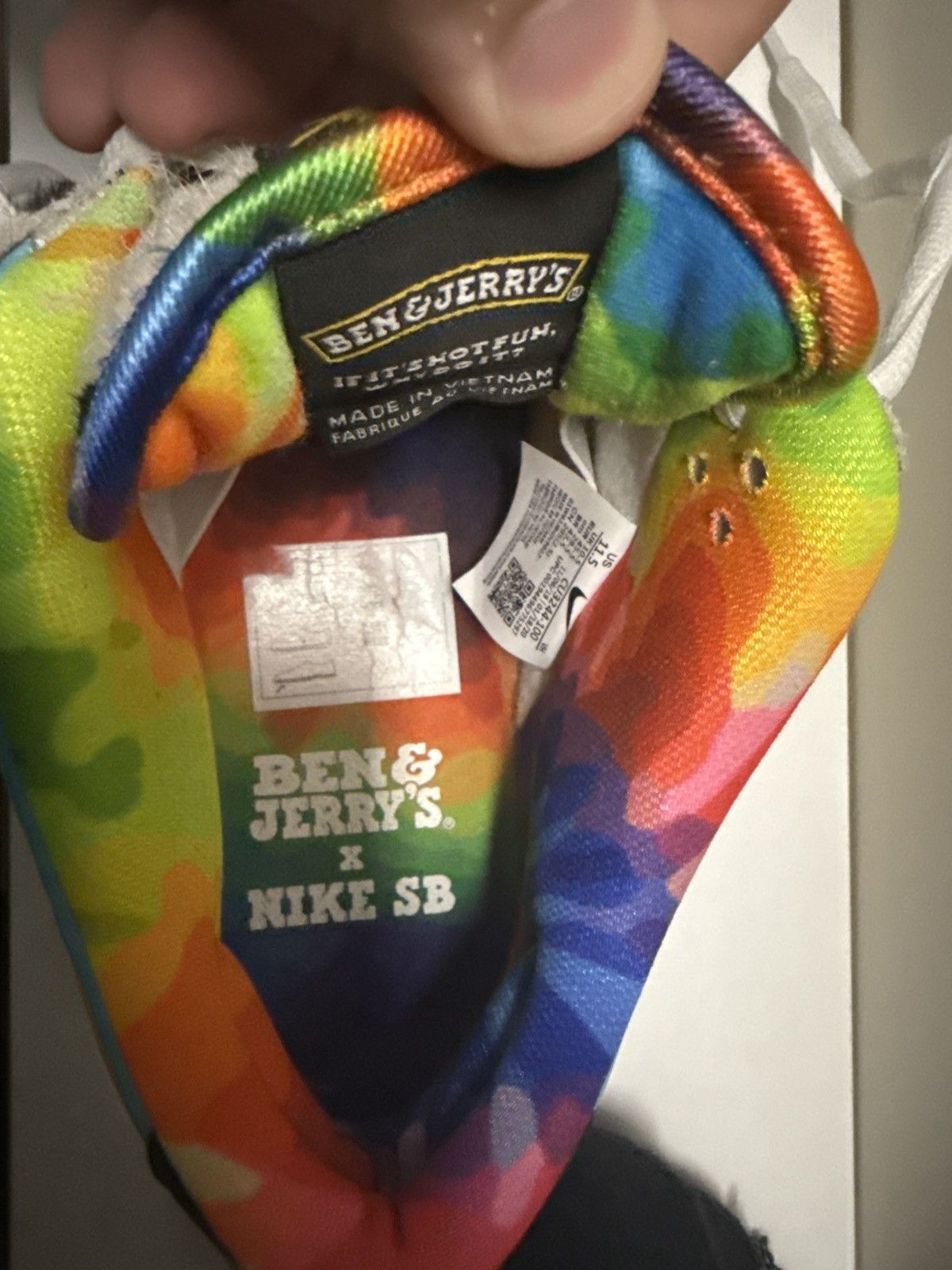 Nike SB Nike sb dunk low Ben & Jerry chunky dunky(special box) Size US 11.5 / EU 44-45 - 15 Thumbnail