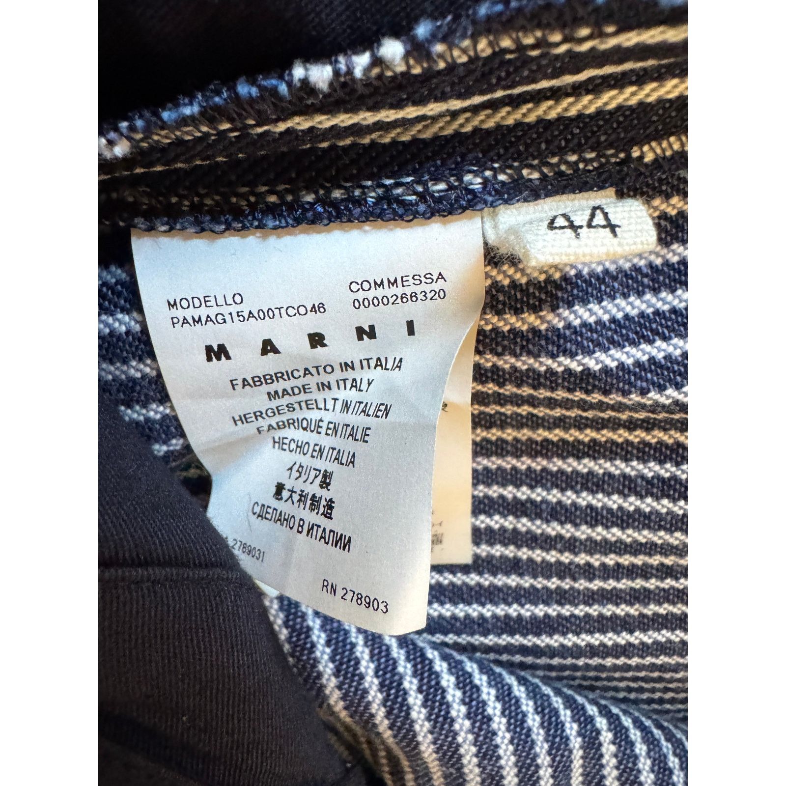 Marni MARNI Striped Denim Pants Size US 44 / EU 60 - 6 Thumbnail
