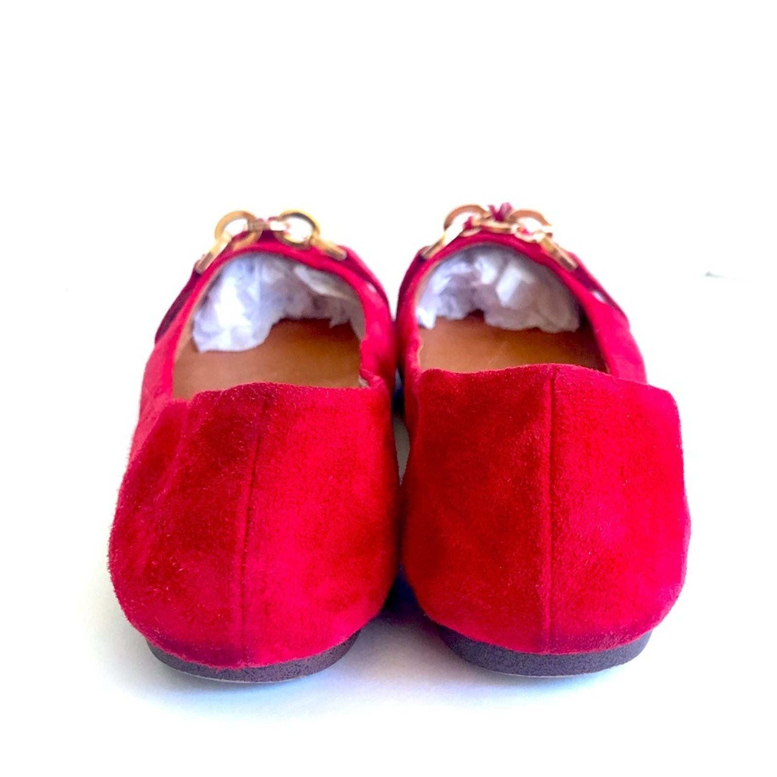 Jeffrey Campbell Jeffrey Campbell Suede Flats US 7.5 🎈 Red Size US 7.5 / IT 37.5 - 5 Thumbnail