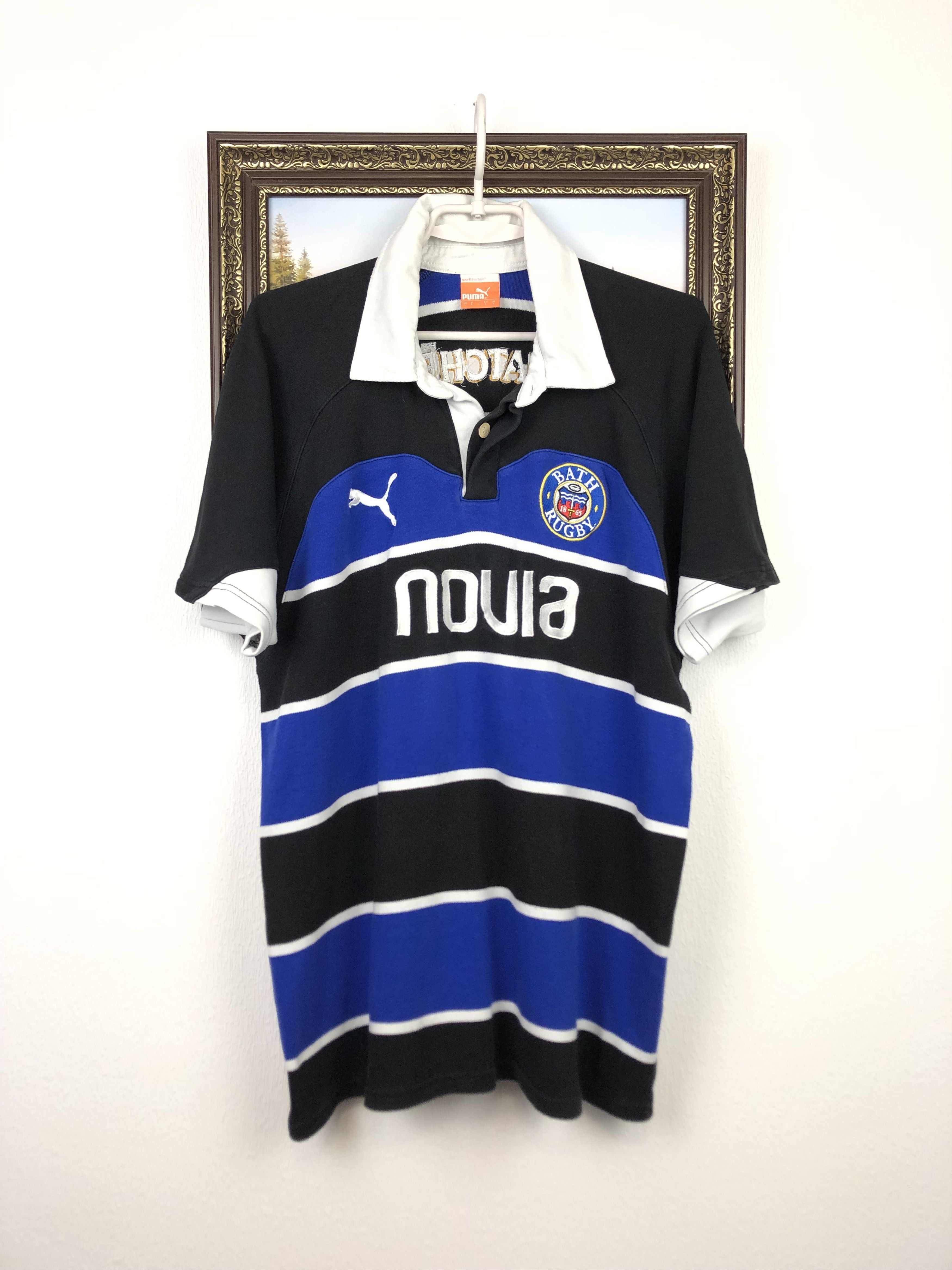 Sportswear Vintage Bath Rugby Union Jersey Mens Puma Shirt Sport Trikot