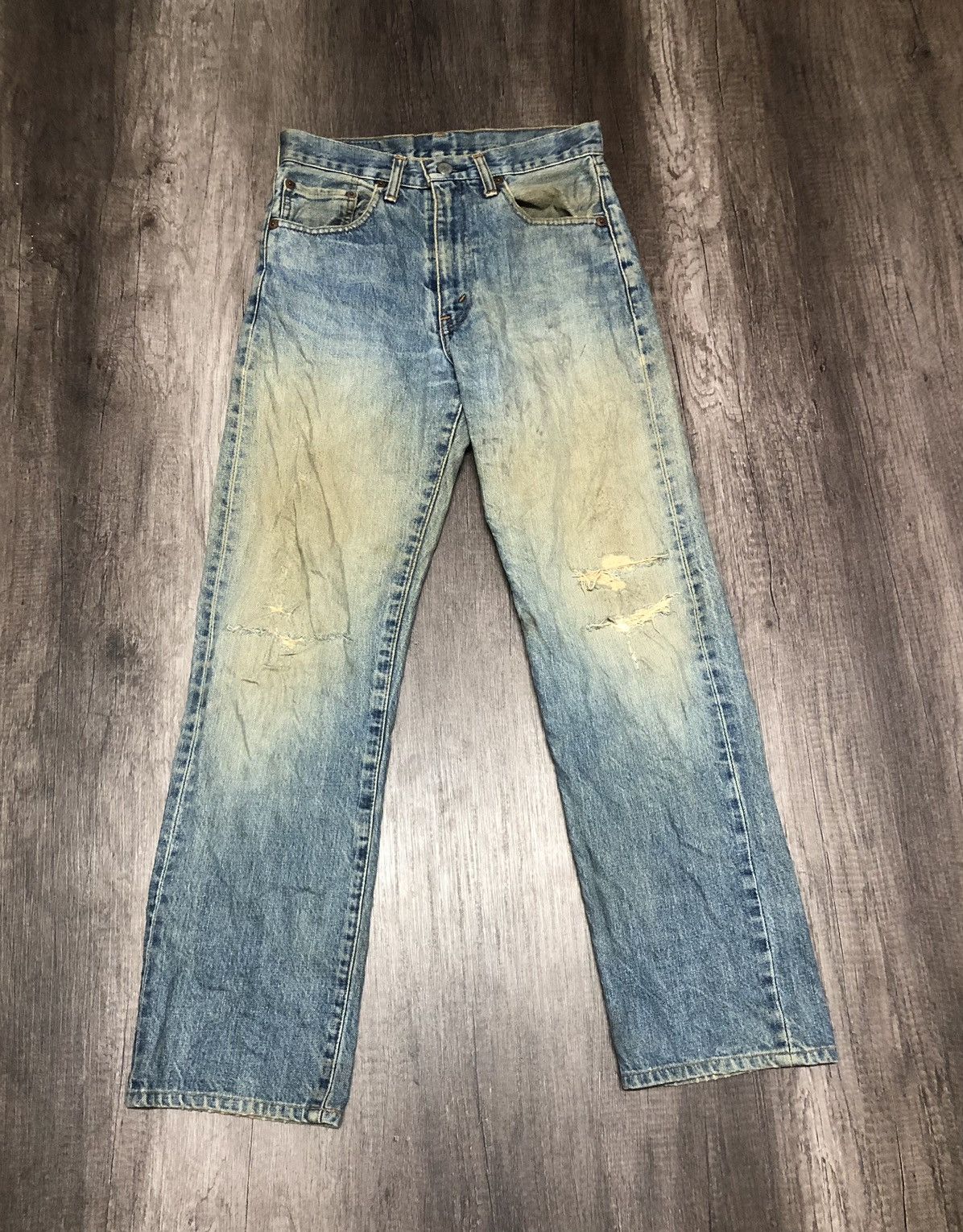 Levi's × Vintage Vintage Levi's Big E 502 Selvedge Jeans Size US 28 / EU 44 - 24 Thumbnail