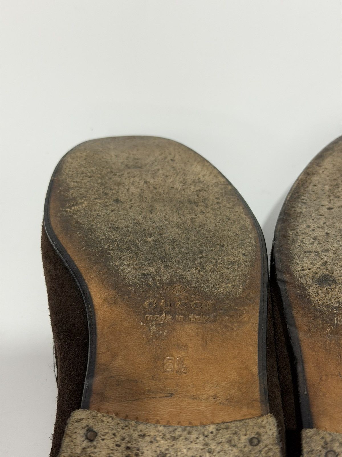 Gucci Gucci Brown Suede Horsebit Loafers Size 9.5US Size US 9.5 / EU 42-43 - 10 Thumbnail