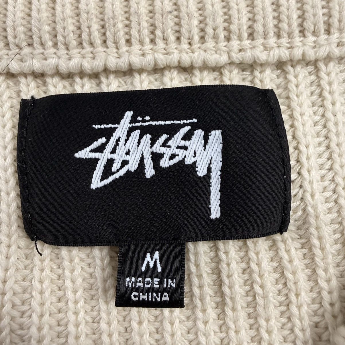 Stussy Stussy Athletic Sweater 'Natural' Size US M / EU 48-50 / 2 - 4 Thumbnail