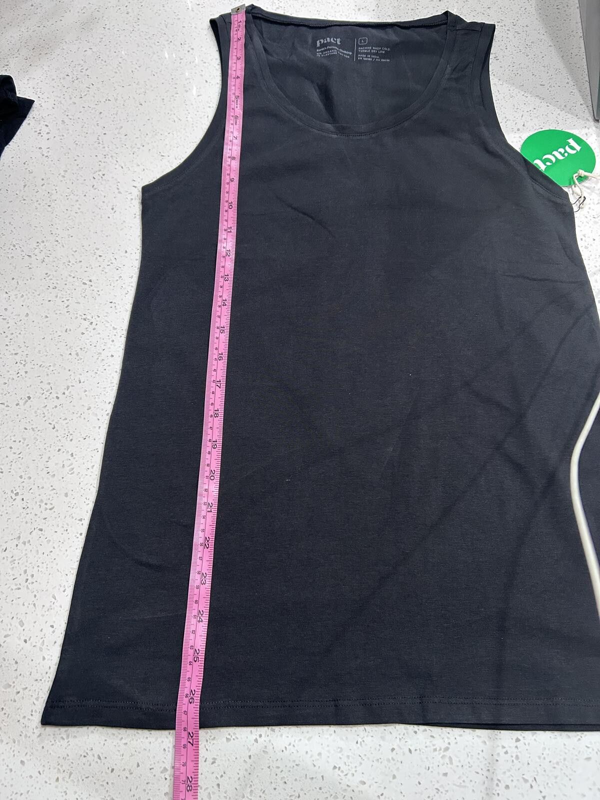 Patagonia Pact Organic Cotton Black Round Neck Tank Top NWT Size Large Size L / US 10 / IT 46 - 4 Thumbnail