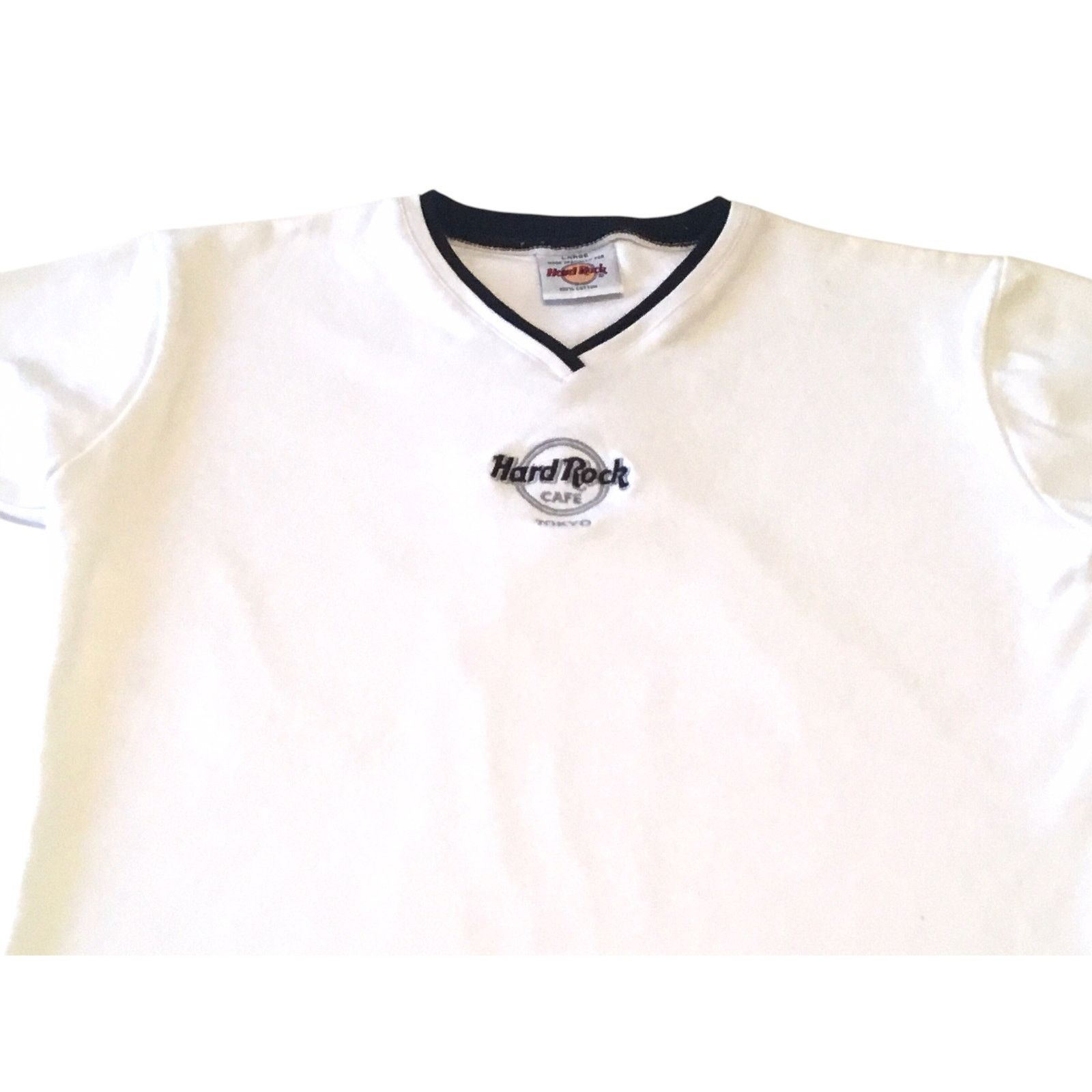 Hard Rock Cafe Hard Rock Cafe Toyko V-Neck Size Junior Large Top Size L / US 10 / IT 46 - 2 Thumbnail