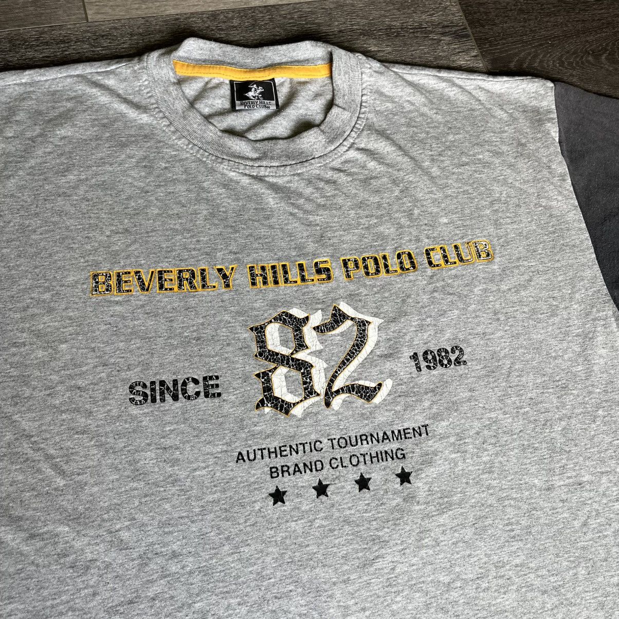 Beverly Hills Polo Club × Vintage Vintage 2000s Beverly Hills Polo Club 2 Tone Since 1982 Tee Size US XL / EU 56 / 4 - 2 Thumbnail