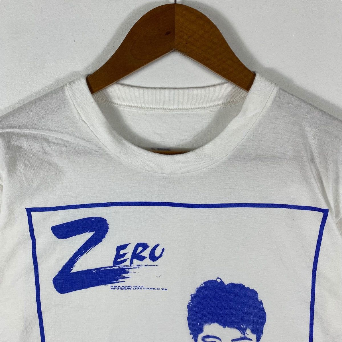 Band Tees × Vintage Vintage 80's ZERO KIKKAWA KOJI Hi-Vision Live World Tee Size US S / EU 44-46 / 1 - 2 Thumbnail