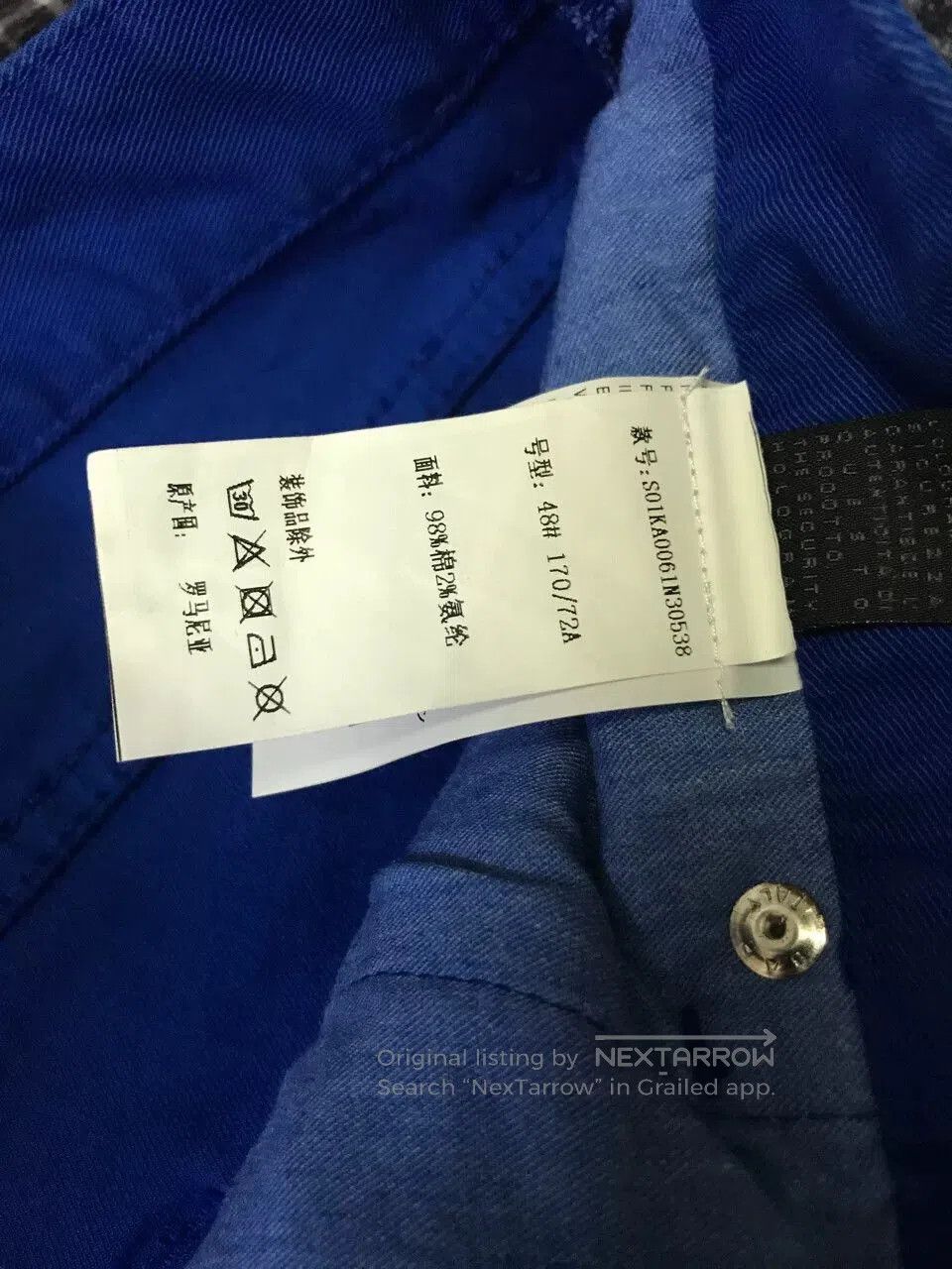 Just Cavalli Just Cavalli Blue Washed Biker Jeans. Size US 32 / EU 48 - 5 Thumbnail
