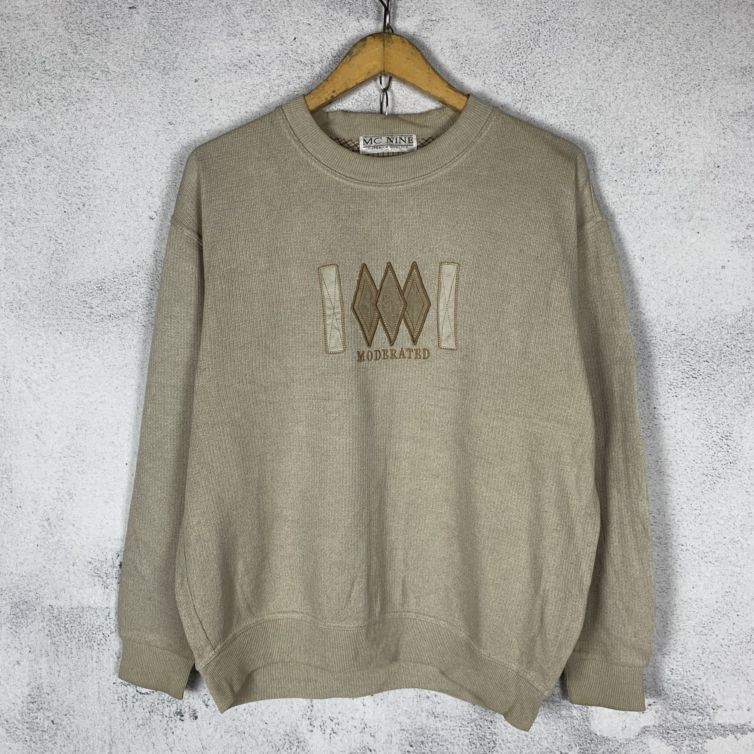 Vintage Vintage McNine Moderated Classic Sweatshirt Crewneck Size US L / EU 52-54 / 3 - 1 Thumbnail