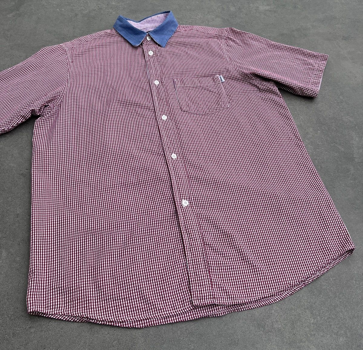 Japanese Brand × Stussy 🔥❤️OLD STUSSY Vintage Buttoned Checkered Shirt Size US M / EU 48-50 / 2 - 2 Thumbnail