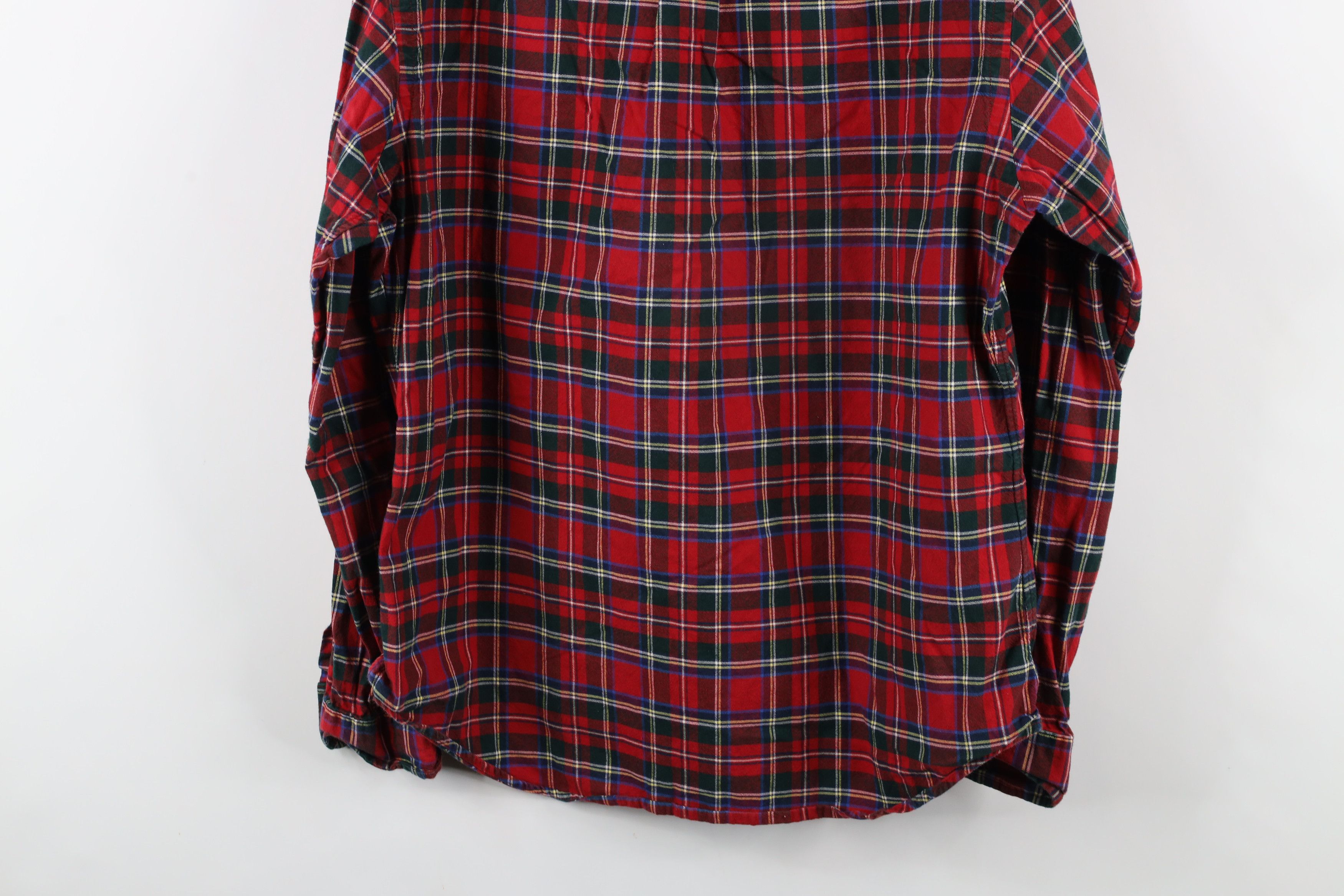 Ralph Lauren × Vintage Vintage Ralph Lauren Fit Collared Button Down Shirt Plaid Size US XL / EU 56 / 4 - 11 Thumbnail