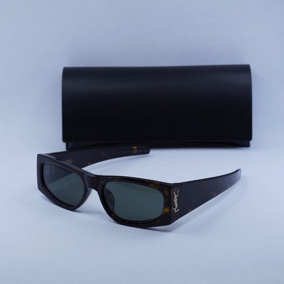 Saint Laurent Paris 🕶️ New Saint Laurent SLM140/F 003 Sunglasses - Havana Frame Size ONE SIZE - 11 Thumbnail