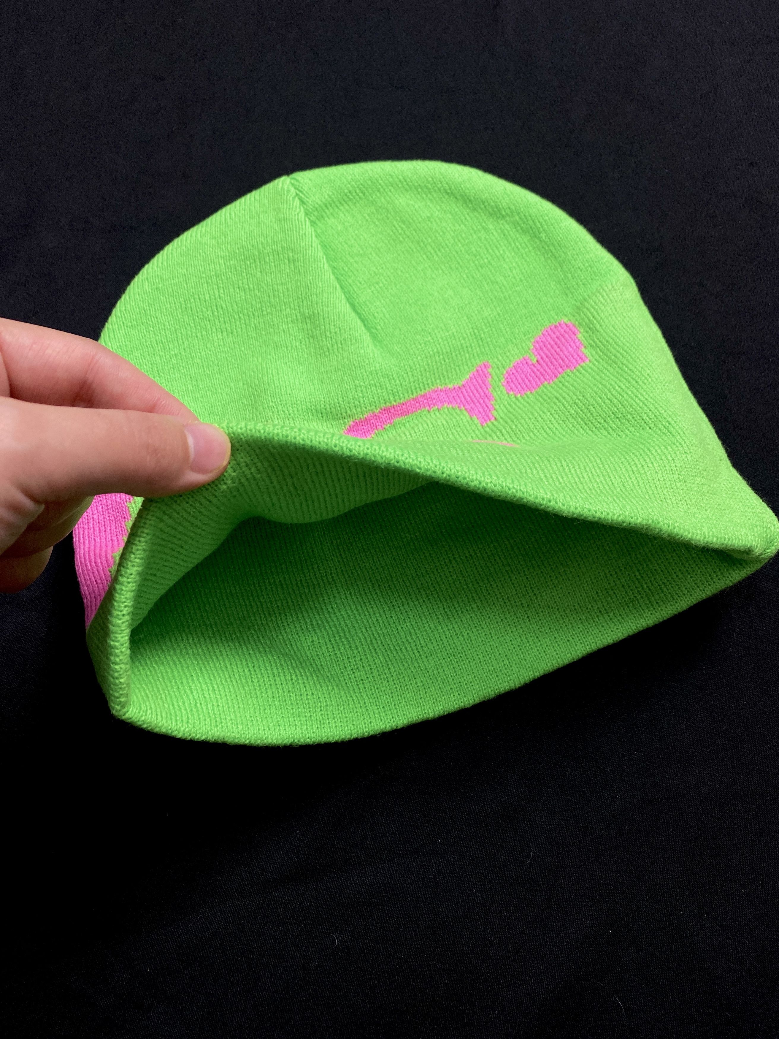 Japanese Brand Deadstock SYŃSORED Logo Blue No Cuff Knit Beanie OS Size ONE SIZE - 4 Thumbnail