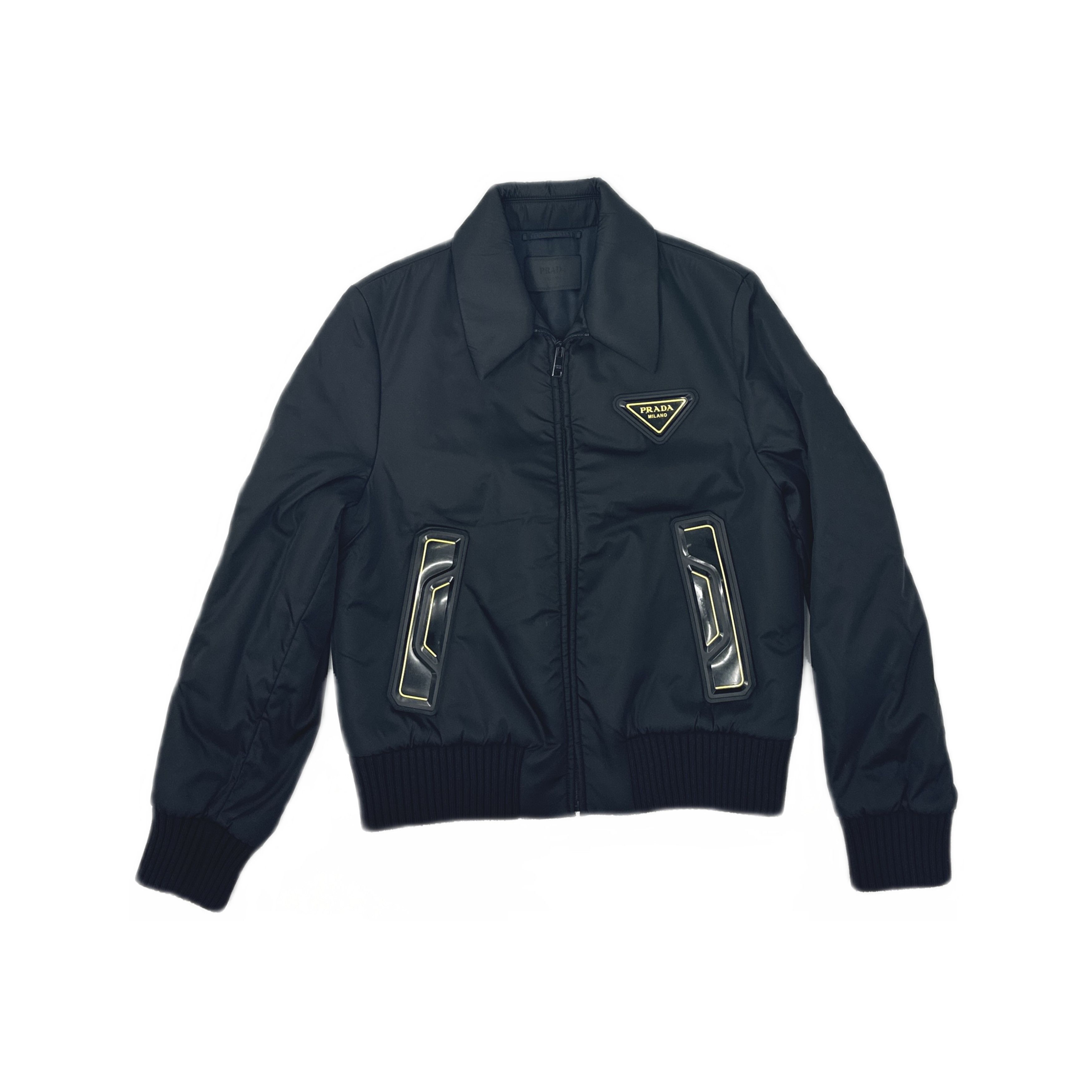 Prada Prada mens size XS S re-nylon Bomber jacket MA-1 Puffer