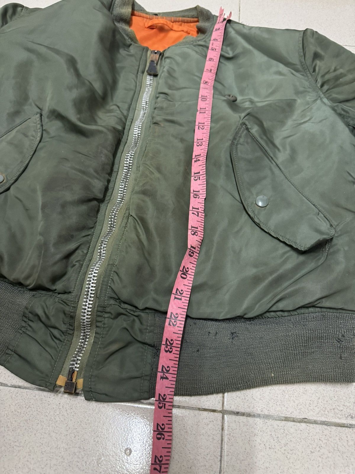 Alpha Industries 1970s ALPHA INDUSTRIES MA-1 BOMBER JACKET US AIR FORCE Size US M / EU 48-50 / 2 - 4 Thumbnail