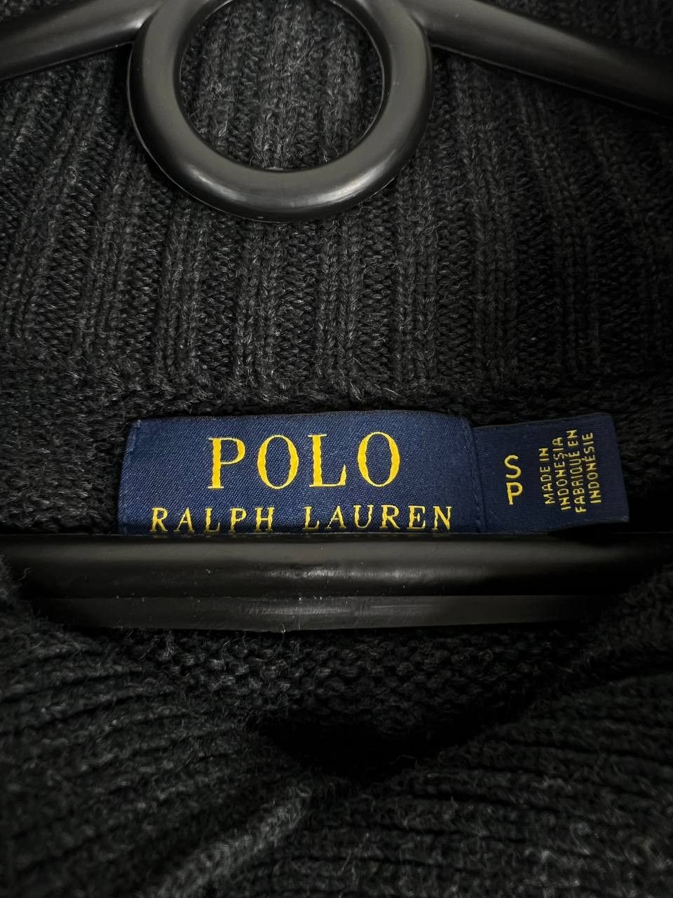 Polo Ralph Lauren Polo Ralph Lauren Knit Henley Sweater Dark Grey Mens Size S Size US S / EU 44-46 / 1 - 2 Thumbnail