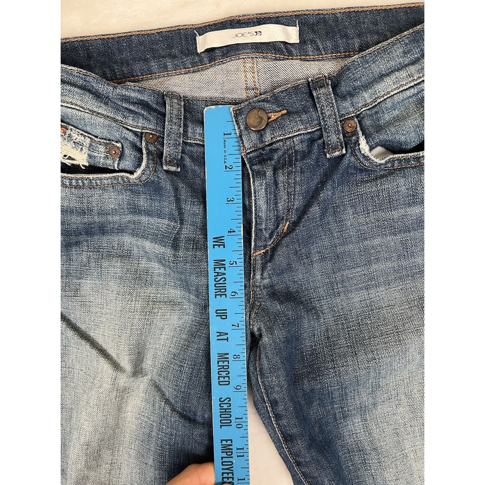 Joe's Joe’s Capri Jeans Socialite Kicker Women’s Size 27 Y2K Mediu Size 27" / US 4 / IT 40 - 4 Thumbnail