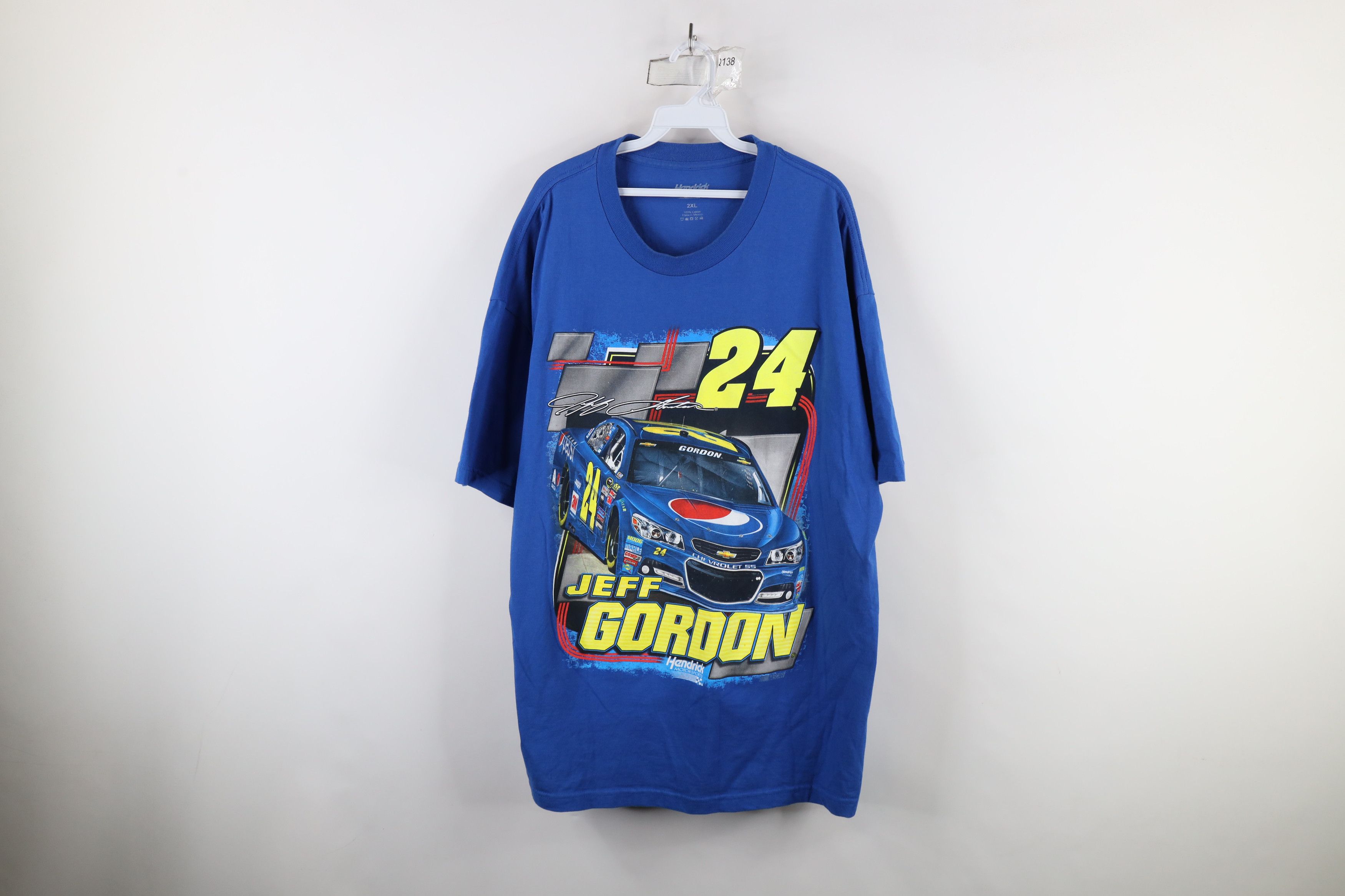 Vintage Retro NASCAR Jeff Gordon Racing Short Sleeve T-Shirt Blue Size US XXL / EU 58 / 5 - 1 Thumbnail