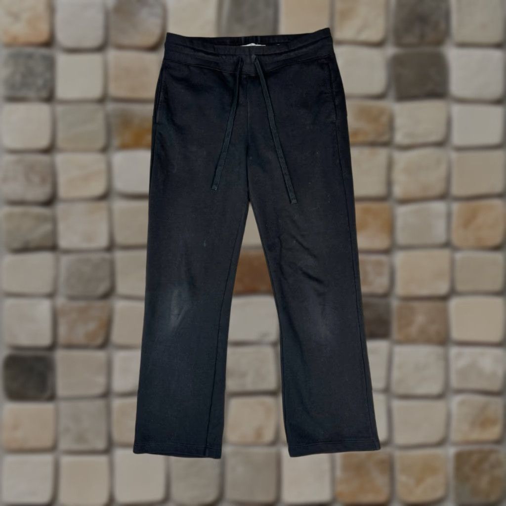 Vince Vince Mens Black Hemp Pants Mid Rise Straight Leg Drawstring Slim? (Note: ensure only original words, no new info) Size US 29 - 1 Thumbnail