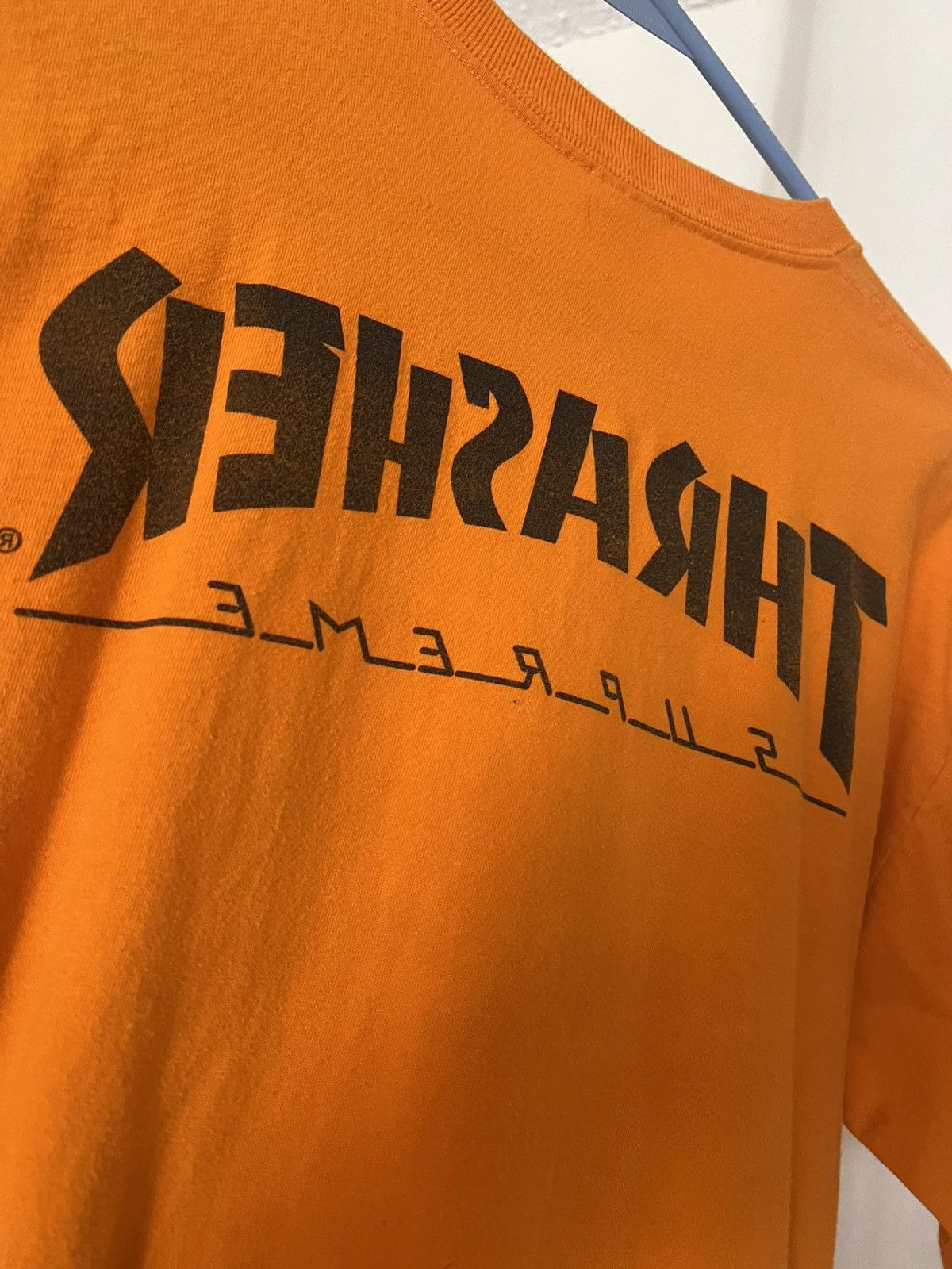 Supreme × Thrasher Supreme Thrasher Skyline Tee Orange Size US L / EU 52-54 / 3 - 4 Thumbnail