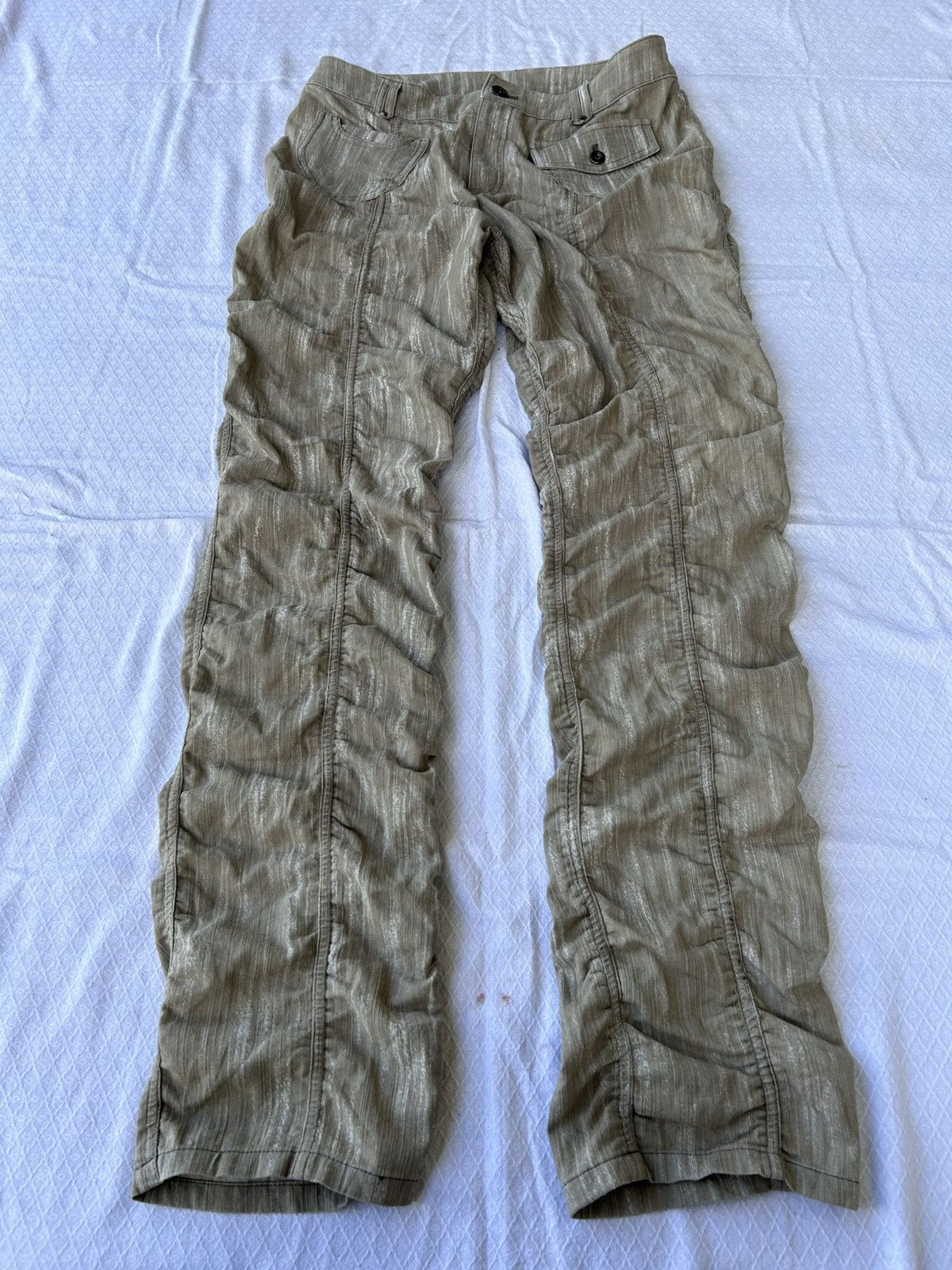 Japanese Brand Japanese archived lime pants Size US 32 / EU 48 - 1 Thumbnail