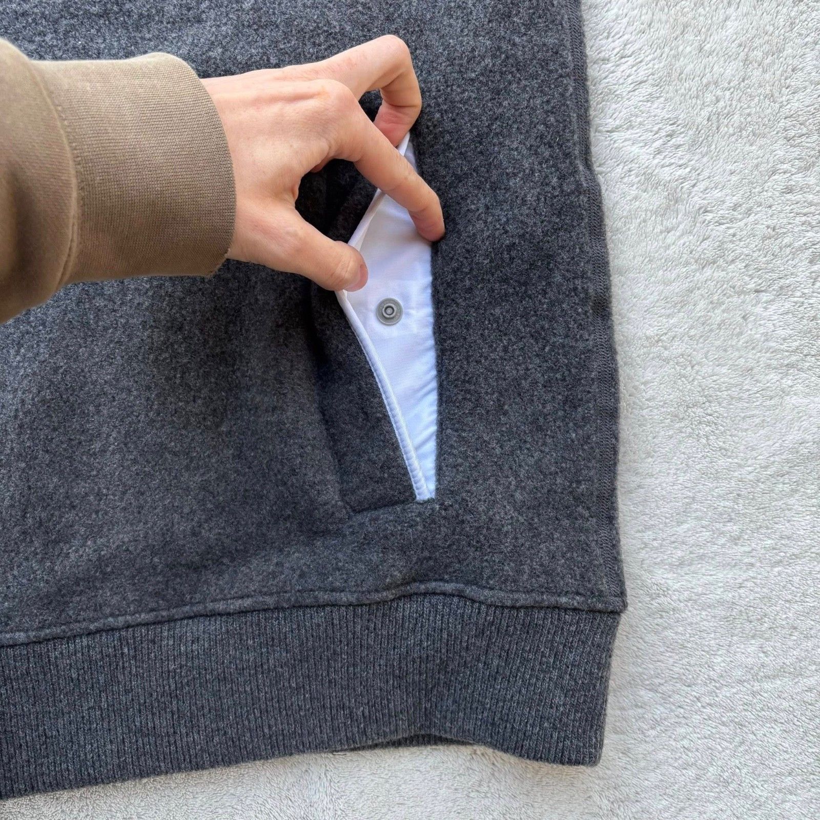 Canada Goose Canada Goose Quarry Grey Mersey Fleece Vest - 2XL - $650 Size US XXL / EU 58 / 5 - 4 Thumbnail