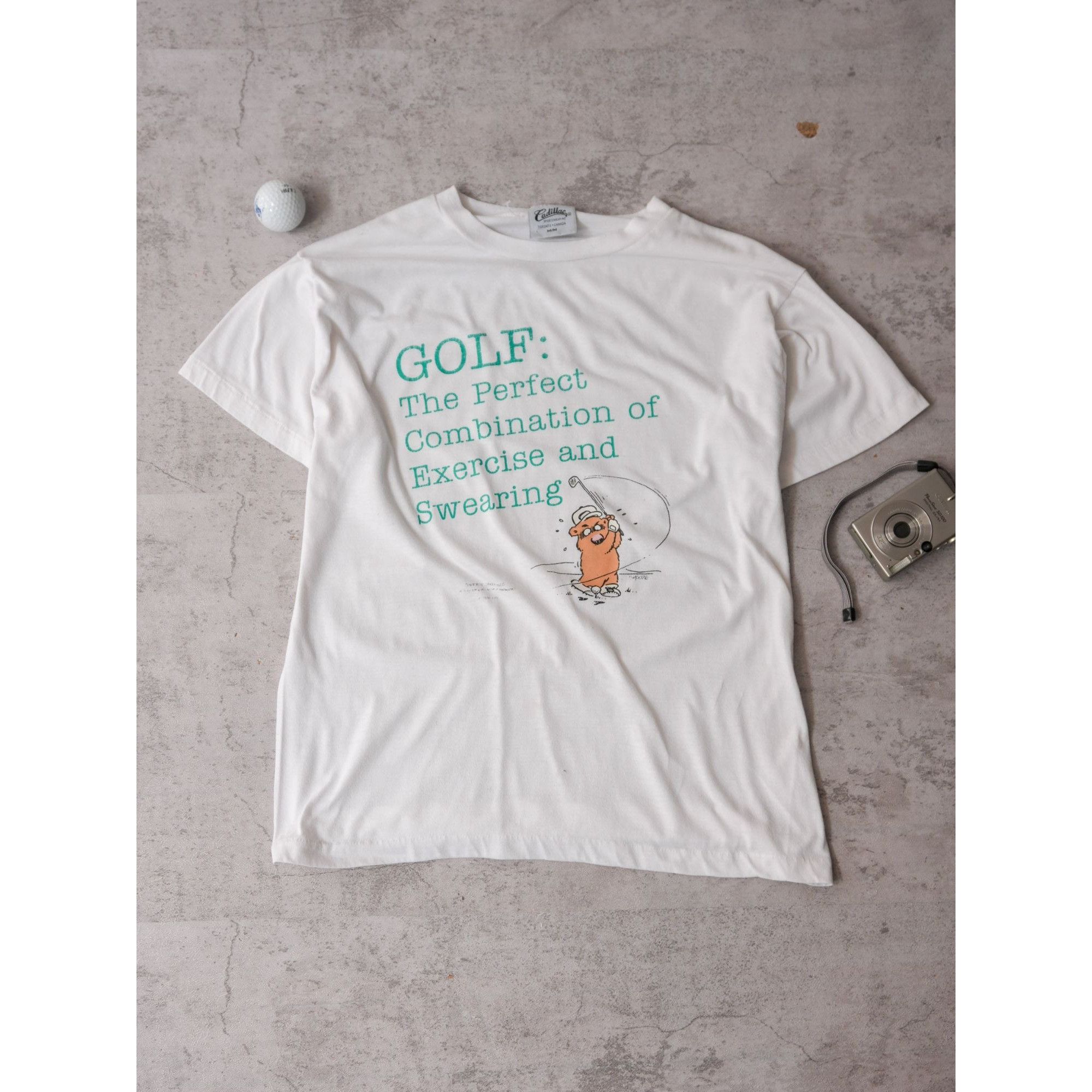 Cadillac Vintage 90s Golf Sarcastic Graphic T Size US M / EU 48-50 / 2 - 1 Thumbnail