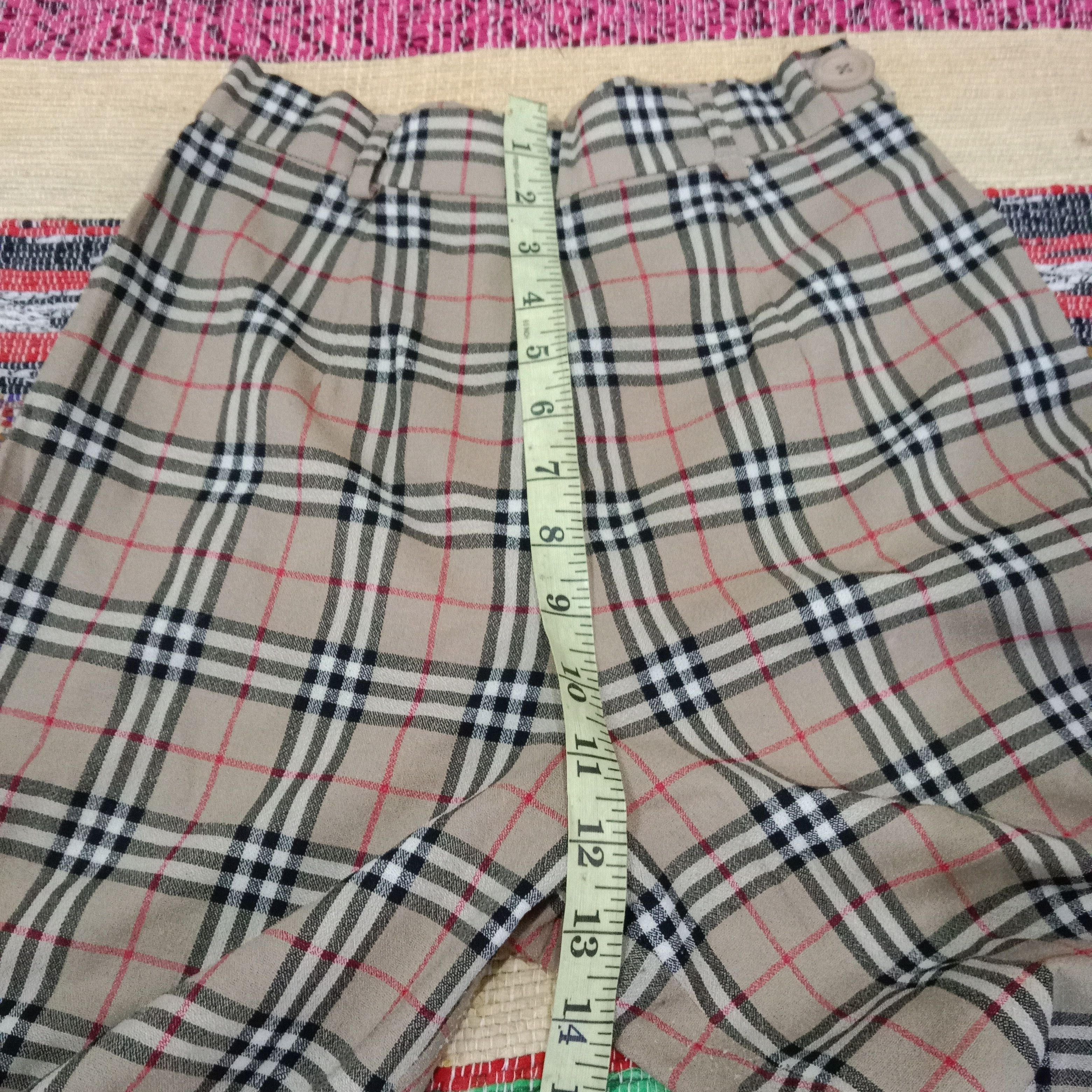 Burberry Vintage Burberrys nova check pants womens 24 Size 24" / US 00 / IT 34 - 10 Thumbnail