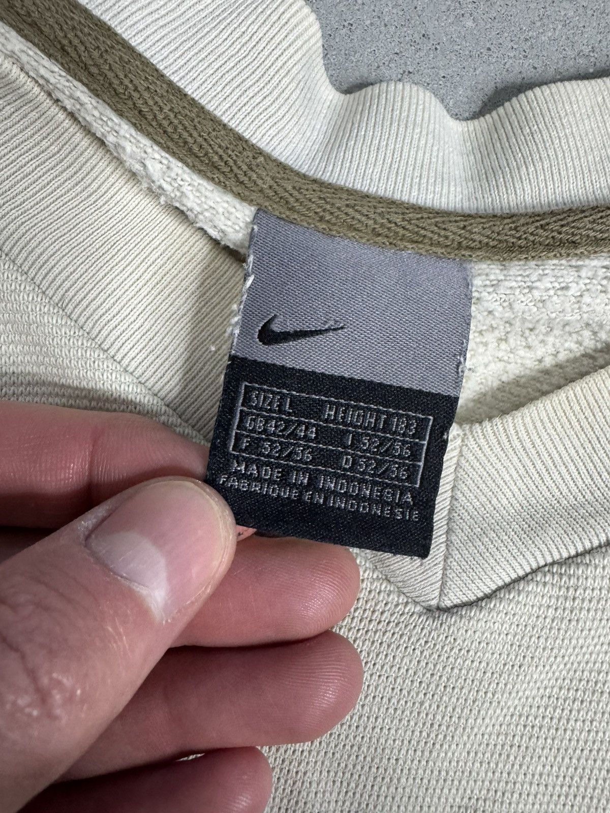 Nike × Vintage Rare! Vintage Nike Sweatshirt 90s Size US L / EU 52-54 / 3 - 4 Thumbnail