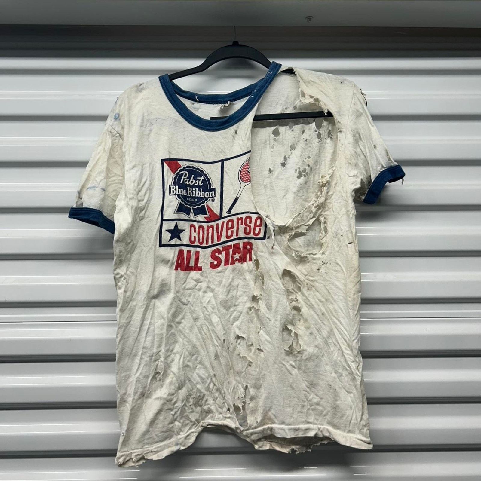 Other VTG Distressed Pabst Blue-Ribbon Converse All-Star Tee Size US M / EU 48-50 / 2 - 1 Thumbnail