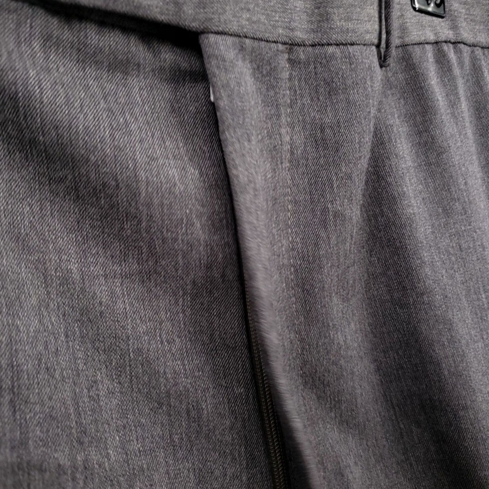Brooks Brothers Brooks Brothers 346 Mens Dress Pants 40x30 Gray Flat Front Straight Wool Trouser Size US 40 / EU 56 - 6 Thumbnail