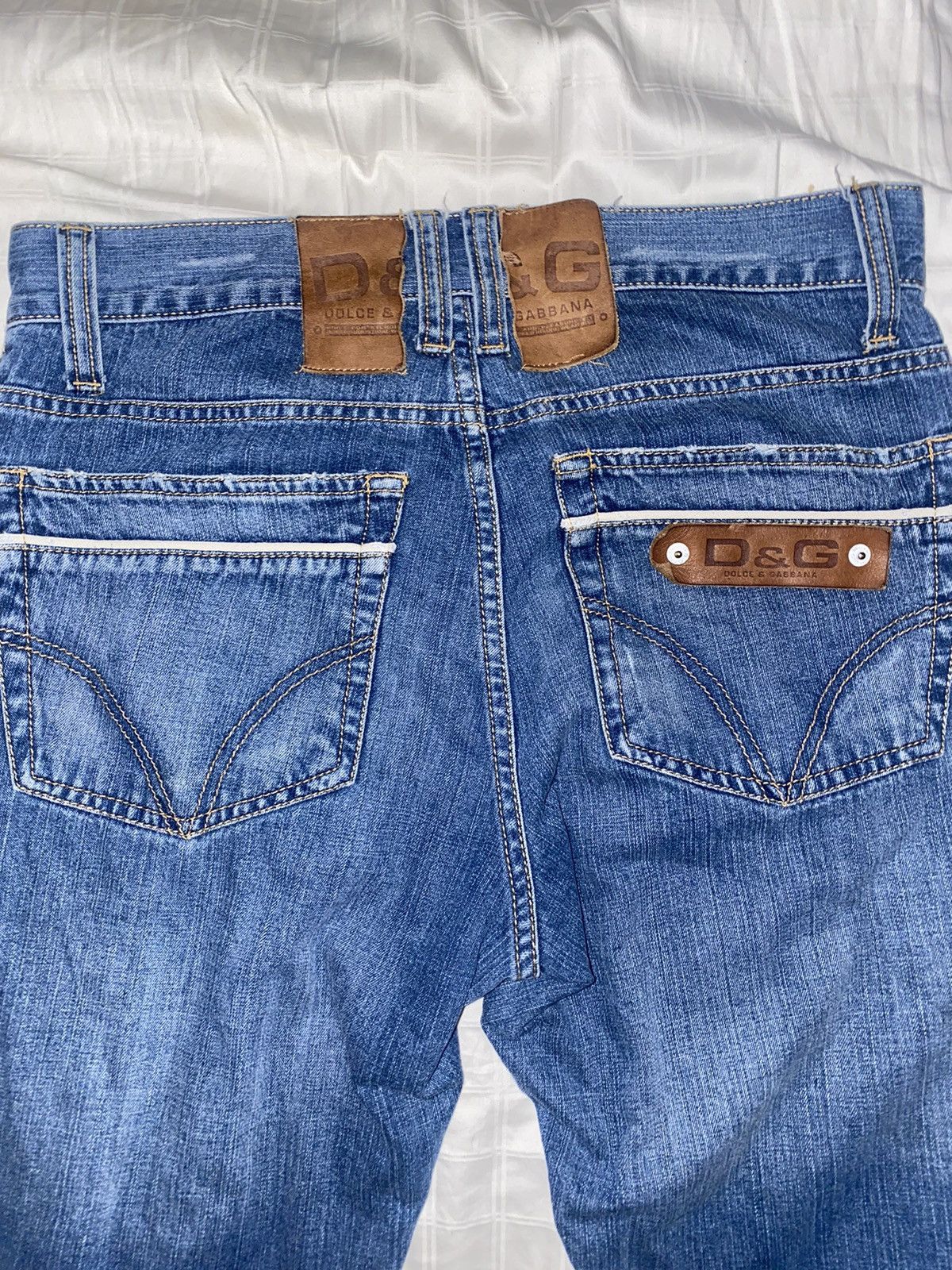 Dolce & Gabbana Dolce & Gabbana distressed printed jeans Size US 30 / EU 46 - 3 Thumbnail