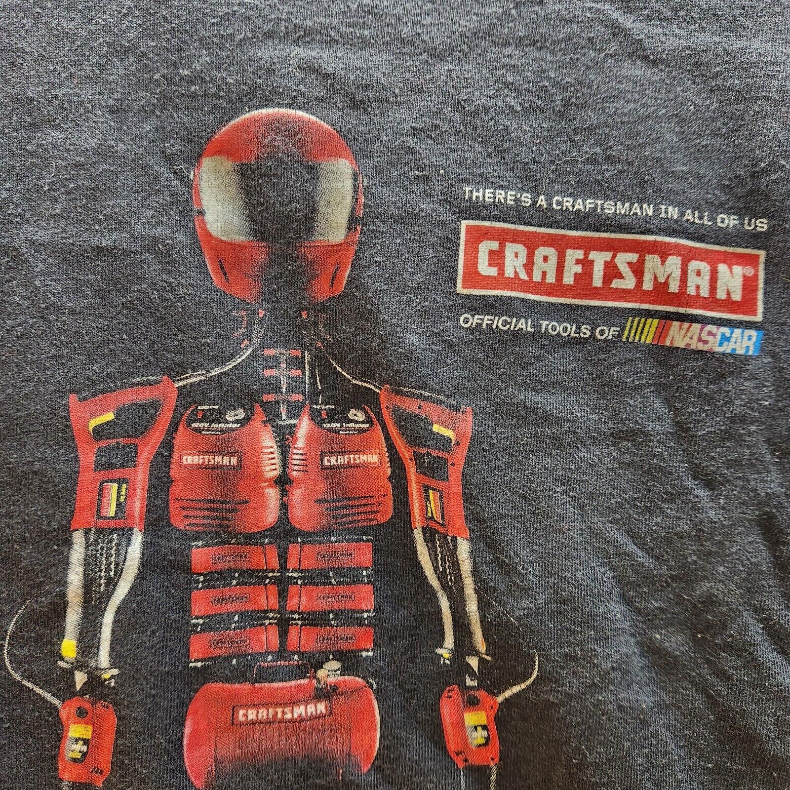 Anvil Vintage Craftsman Tools Nascar Robot Tshirt Black Size Large Size US L / EU 52-54 / 3 - 4 Thumbnail