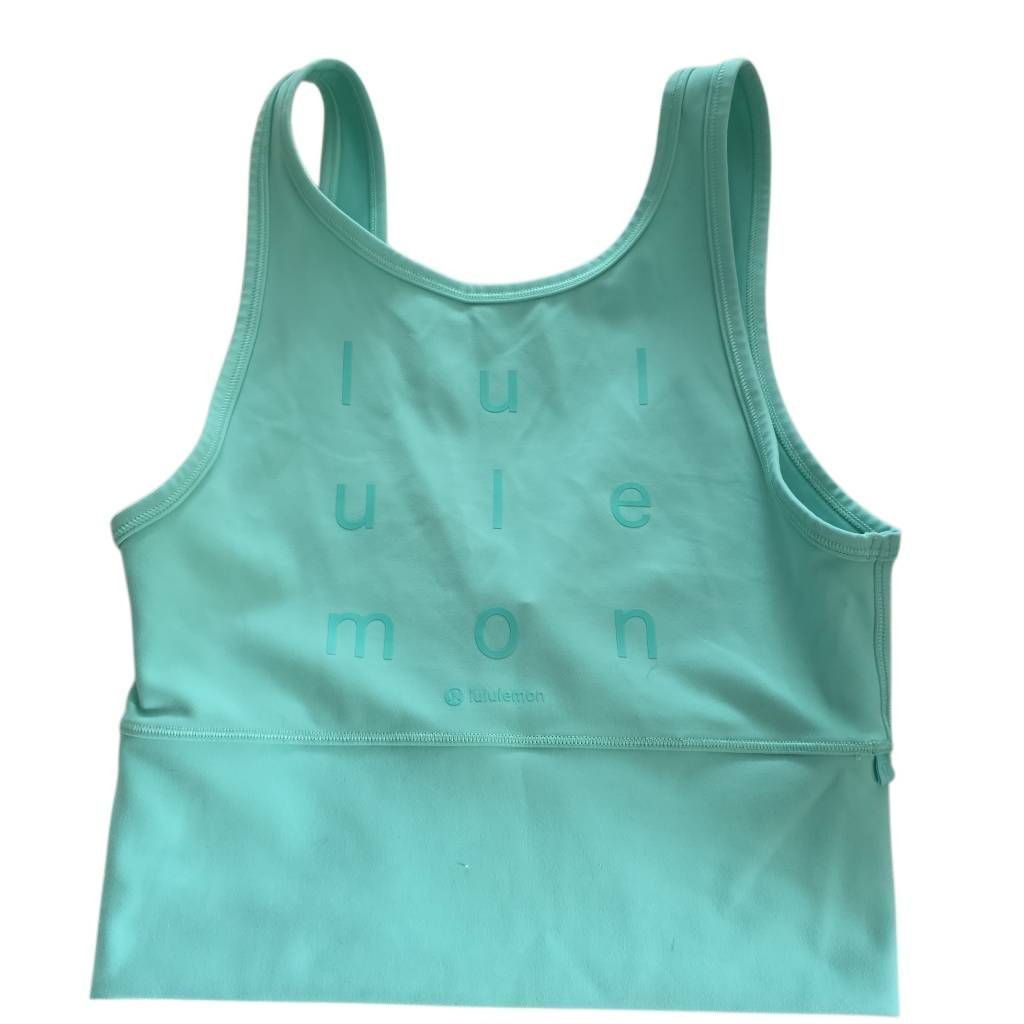 Lululemon Lululemon Women's Size 4 Aquamarine Long Line Sports Bra Size S / US 4 / IT 40 - 3 Thumbnail