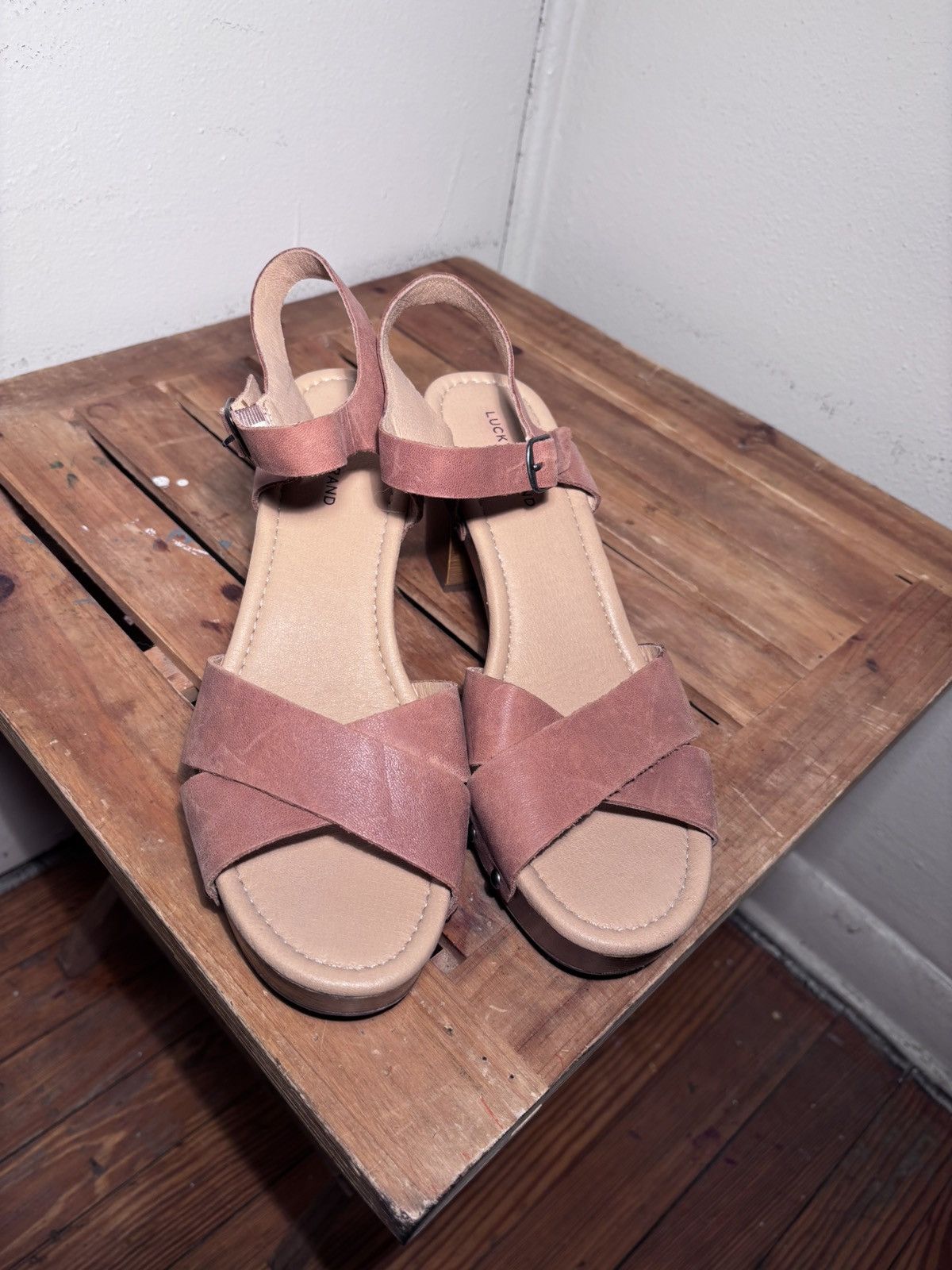 Lucky Brand Lucky Brand Block Heel Sandal Size US 10 / IT 40 - 10 Thumbnail